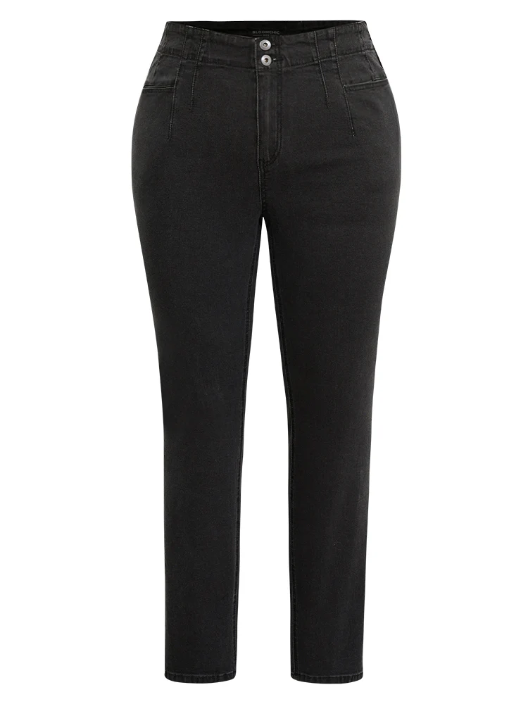 Seam Detail Skinny Pocket Jeans - Image 7