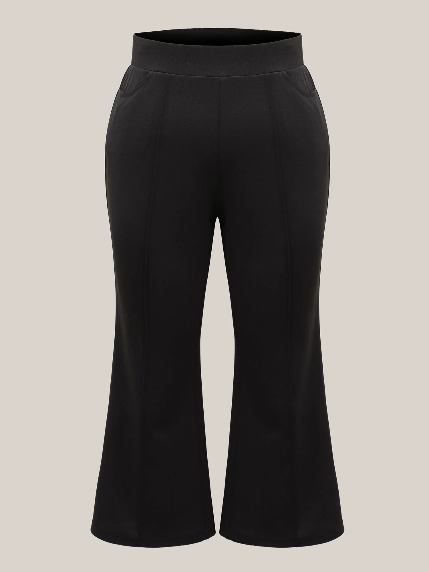 Seamed Bootcut Mid-Rise Pants - Image 6