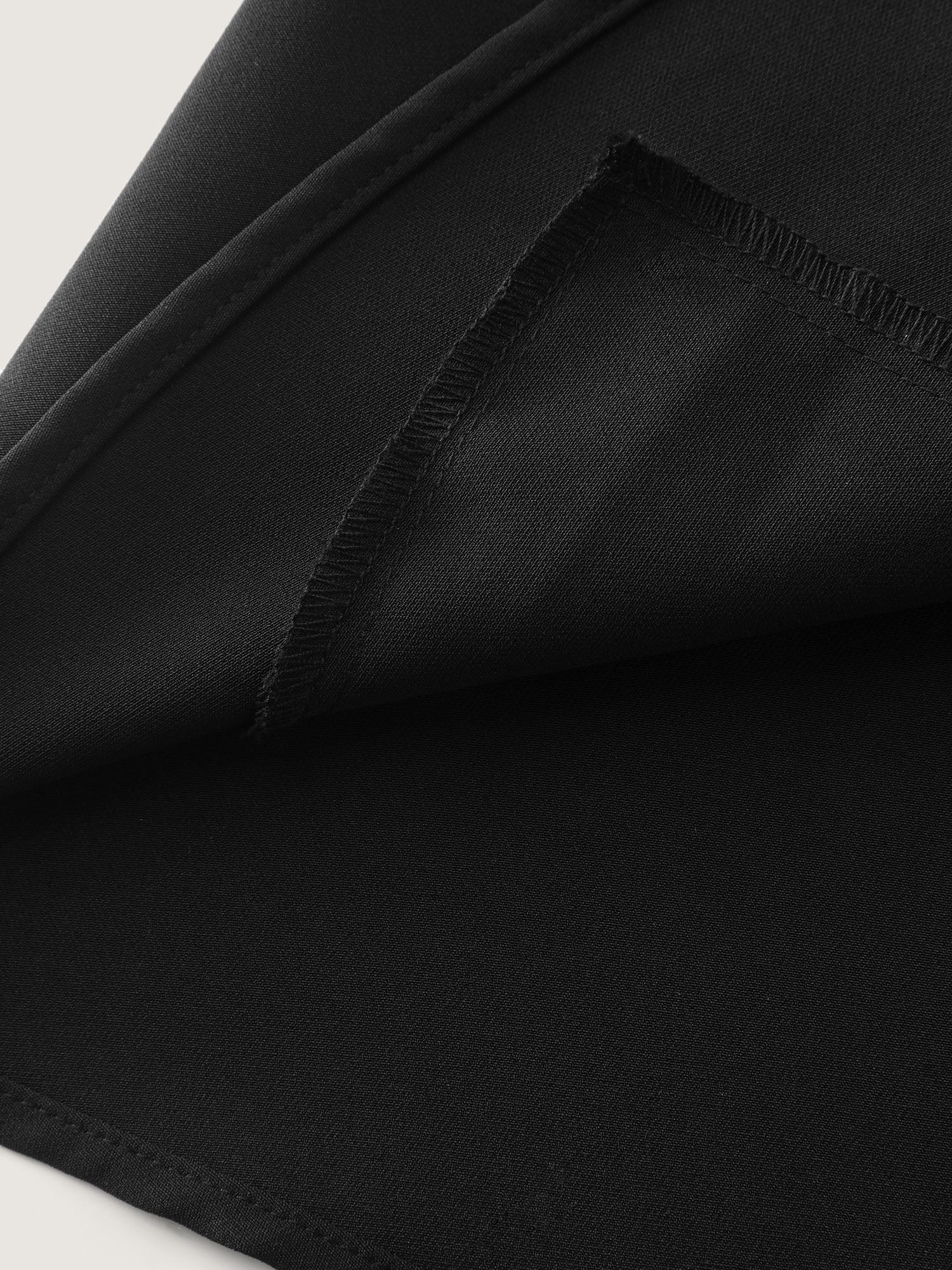 Semi Stretchy Pockets Curvy Hem Blazer - Image 6