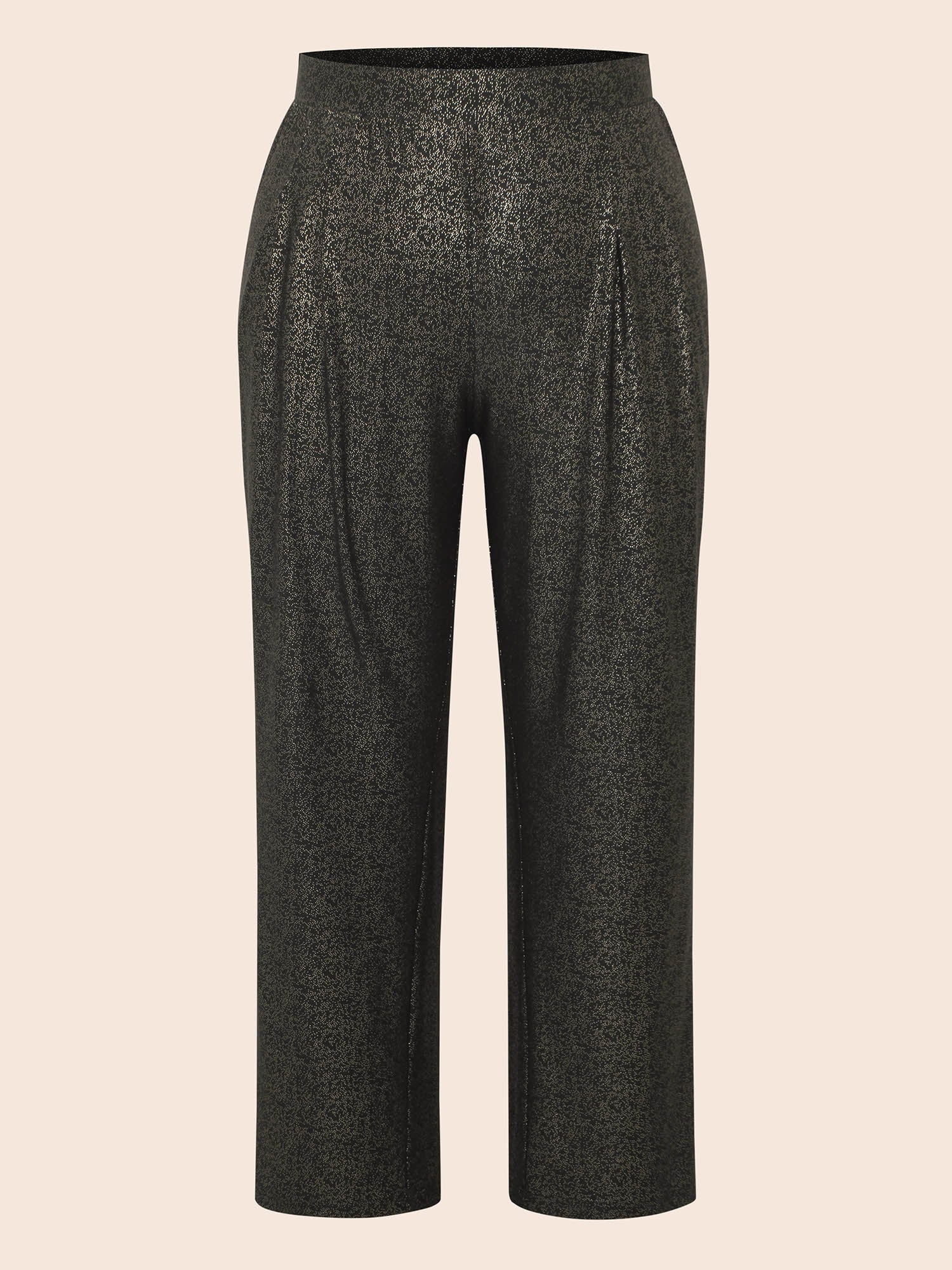 Sequin Knit Elastic Waist Holiday Pants - Image 8