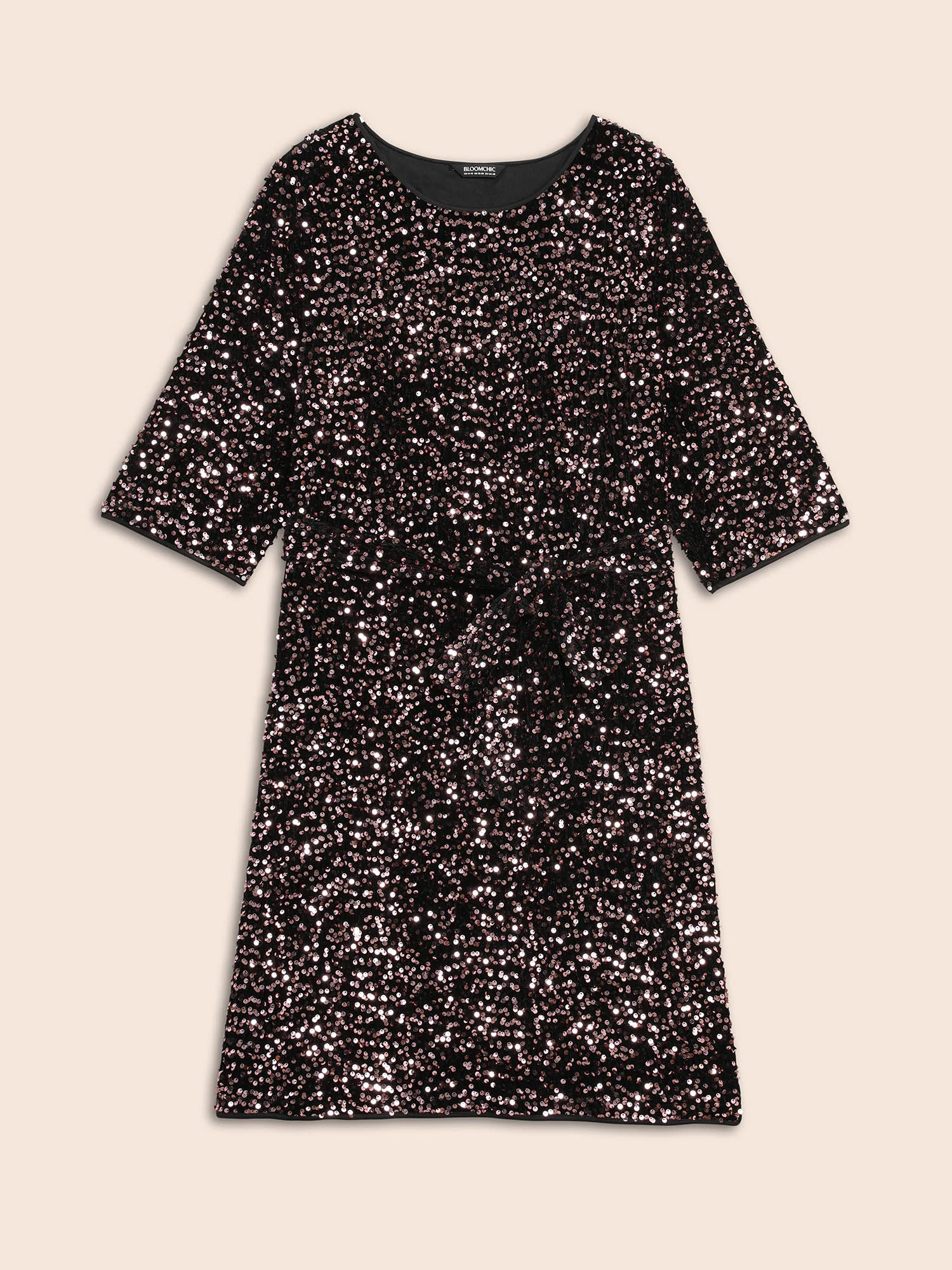 Sequin Round Neck Dress - Image 6