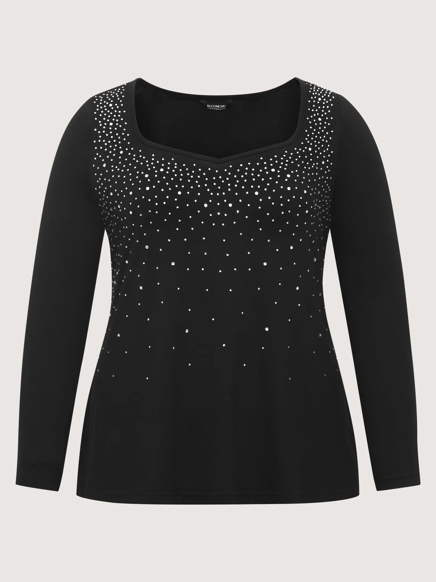 Sequin Stretchy Long Sleeve T-shirt - Image 5