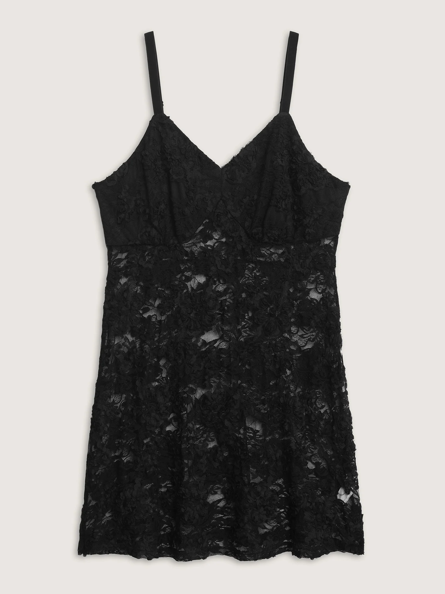 Sheer Floral Lace Cami Nightgown - Image 5