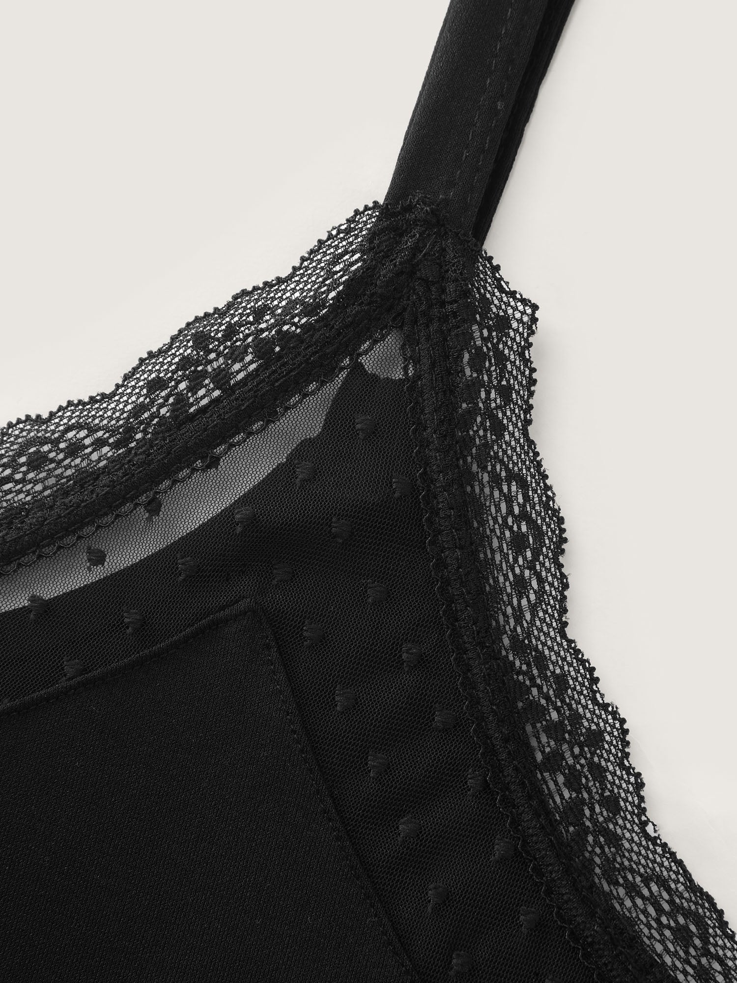 Sheer Lace Cut-Out Tank Top - Image 5