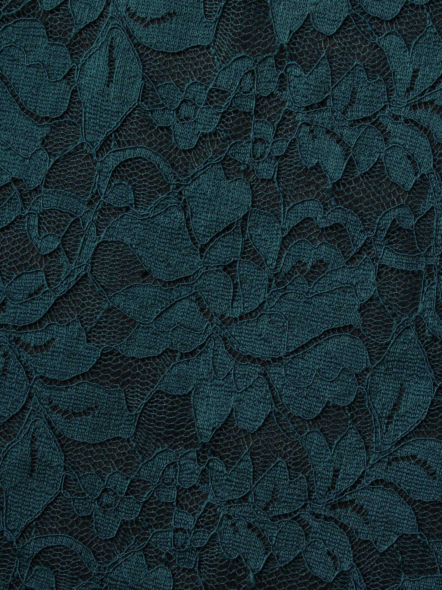 Sheer Lace Irregular Sleeve Lined Shirt - Image 7