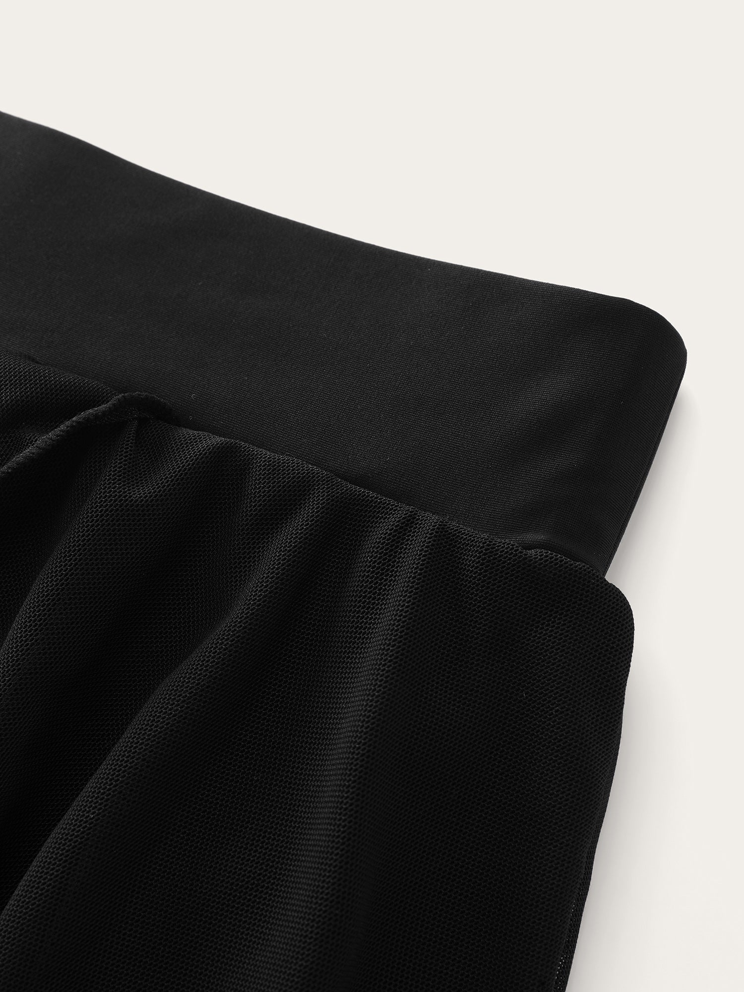 Sheer Layered Plain Swim Skirt - Image 7