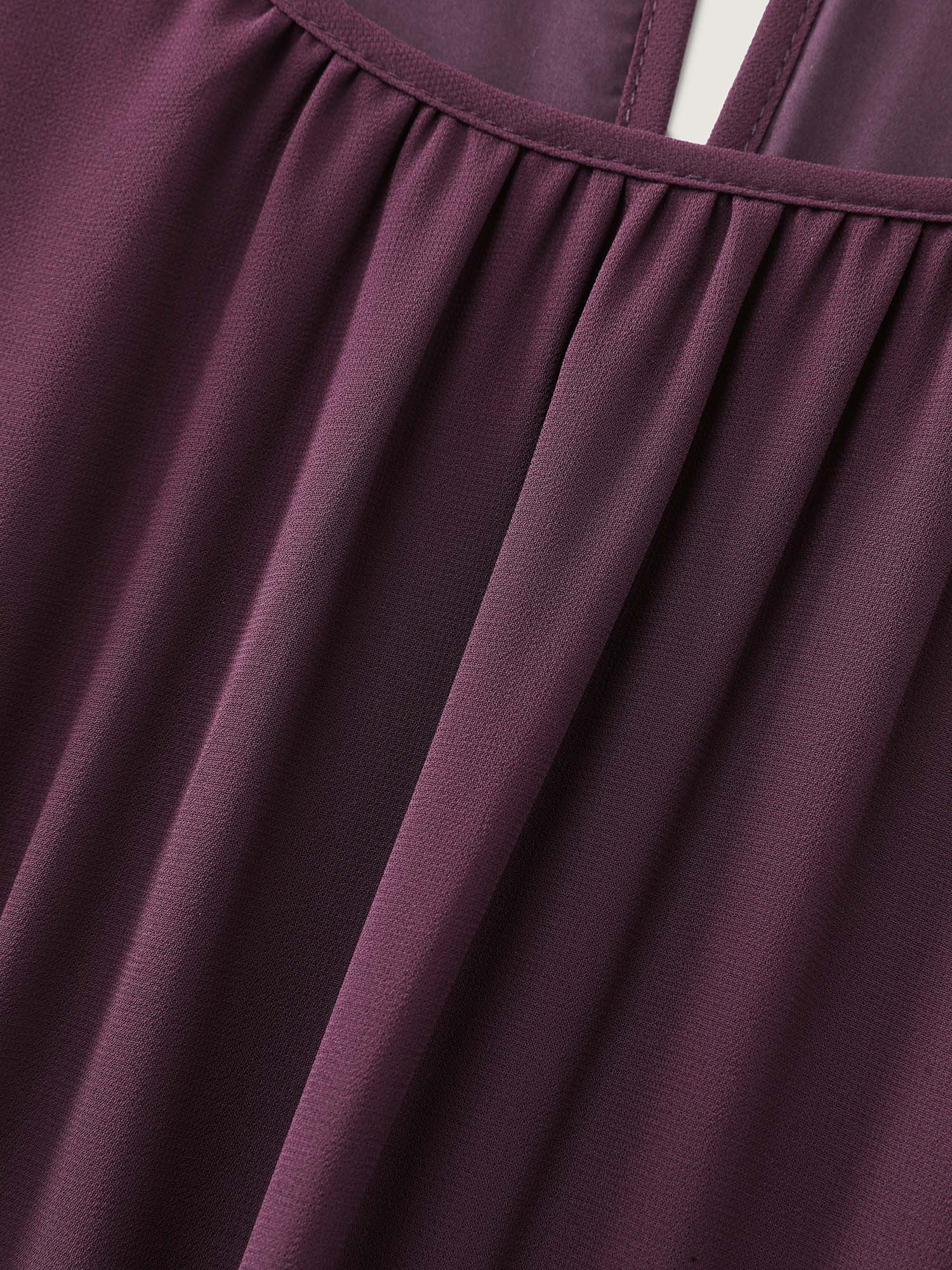 Sheer Tiered Ruffled Hem Pockets Midi Dress - Image 7