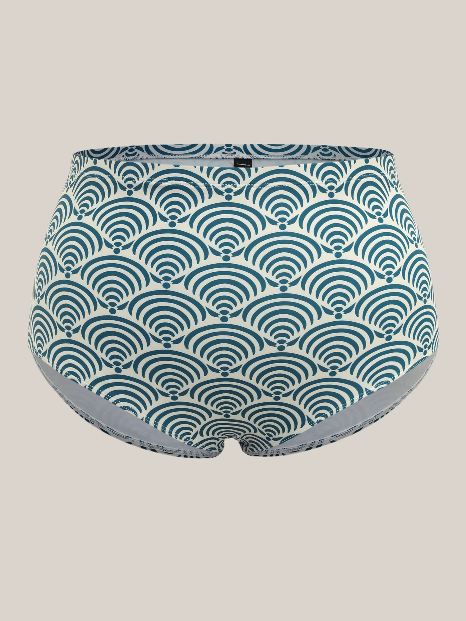 Shell Print Ruched Swim Dress - Image 7