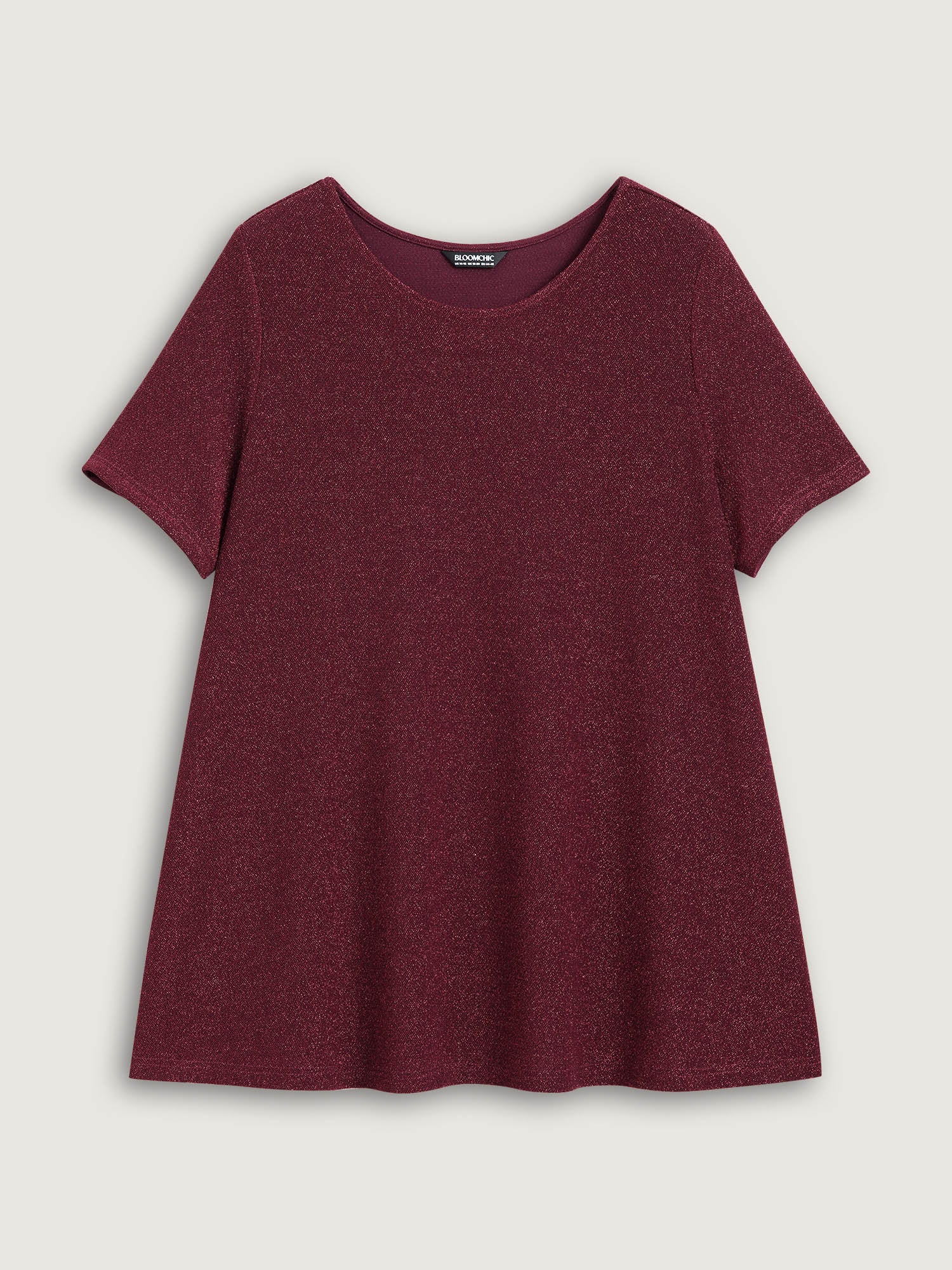 Shimmering Gold & Silver Thread A-Line Tee - Image 16