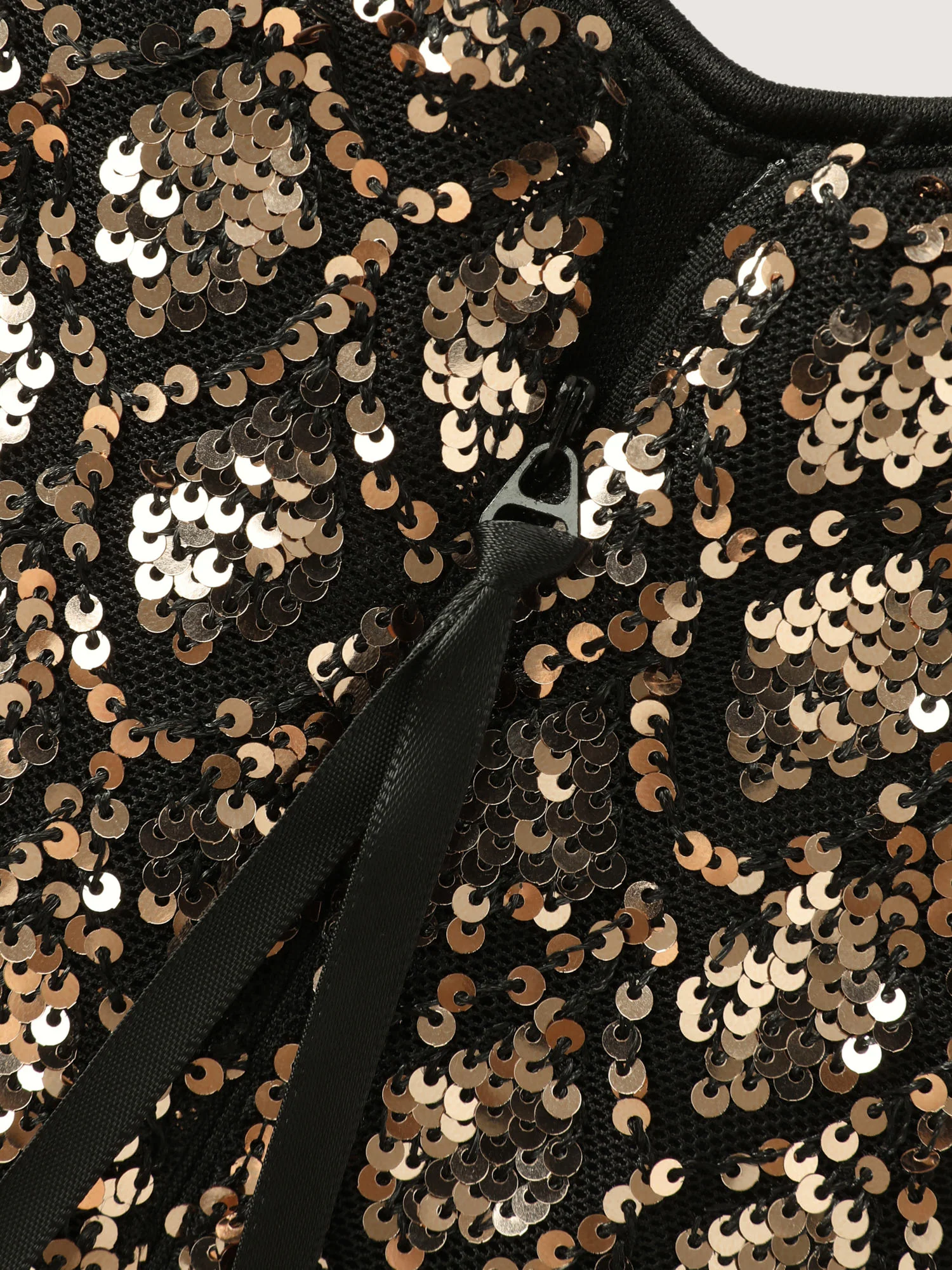 Shimmery Sequin Scoop Neck Mini Dress - Image 8