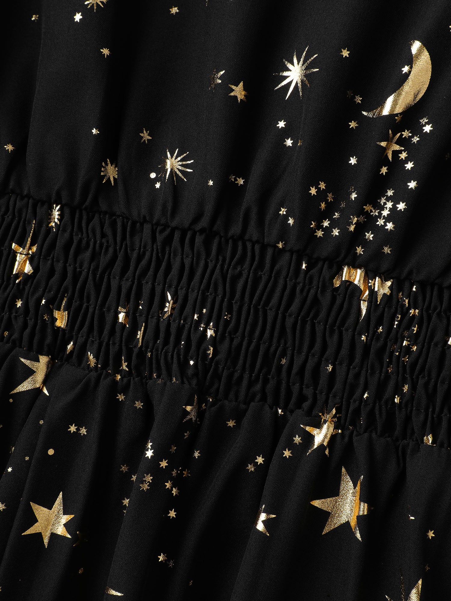 Shimmery Starry Neck Cut-Out Midi Dress - Image 5
