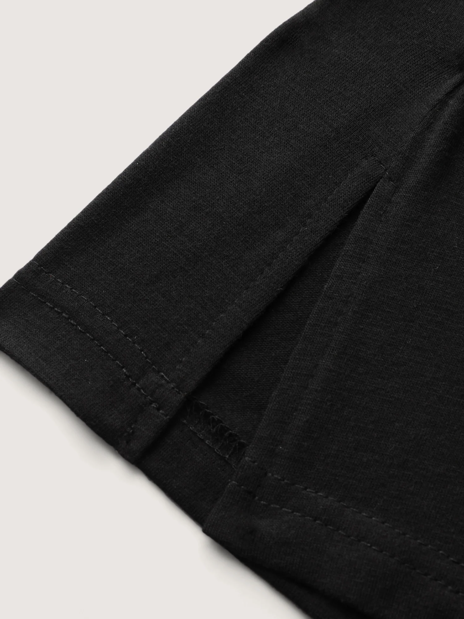 Shimmery Stretchy Spliced Fitted T-Shirt - Image 6