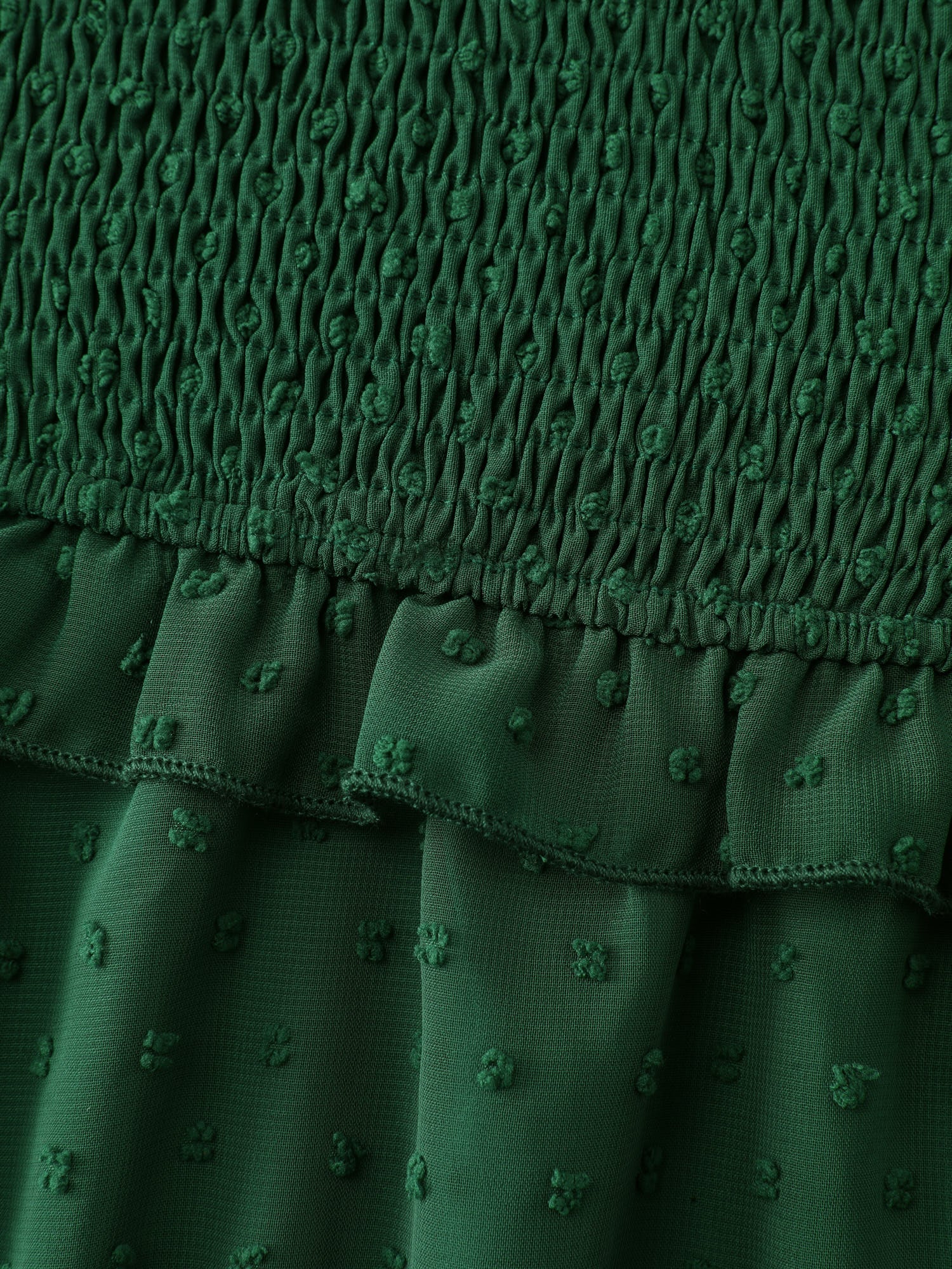 Shirred Textured Neck-Tie Blouse - Image 6
