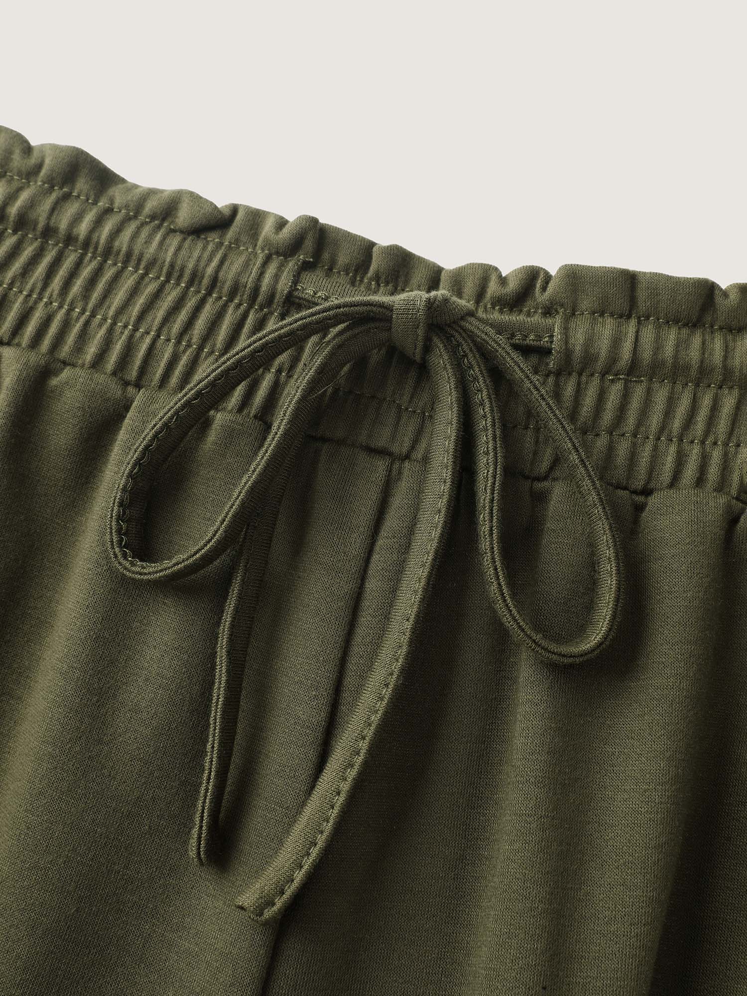 Shirred Waist-Tie Wide-Leg Pants - Image 6