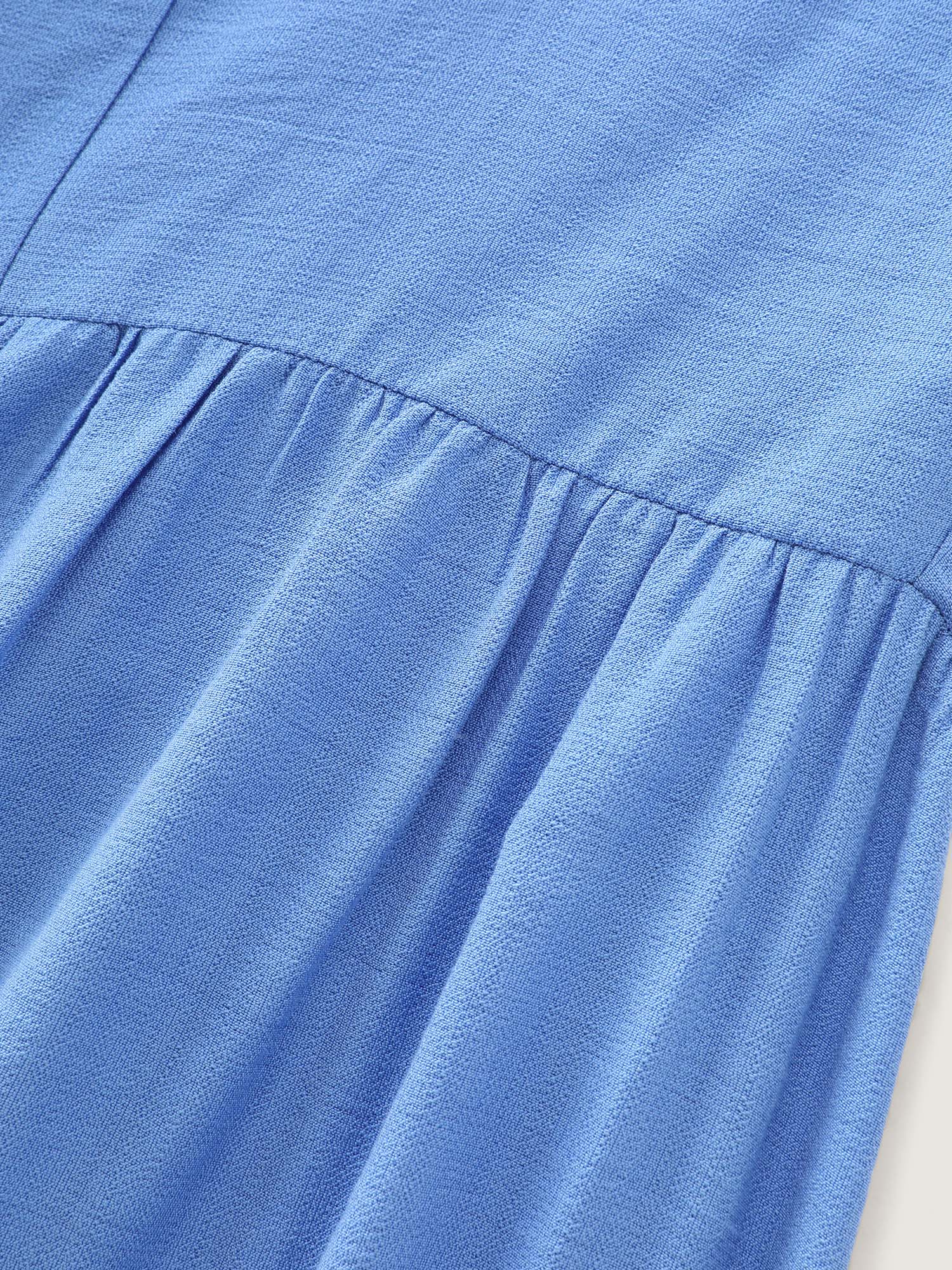 Shirred Wide Waistband Tiered Pants - Image 7