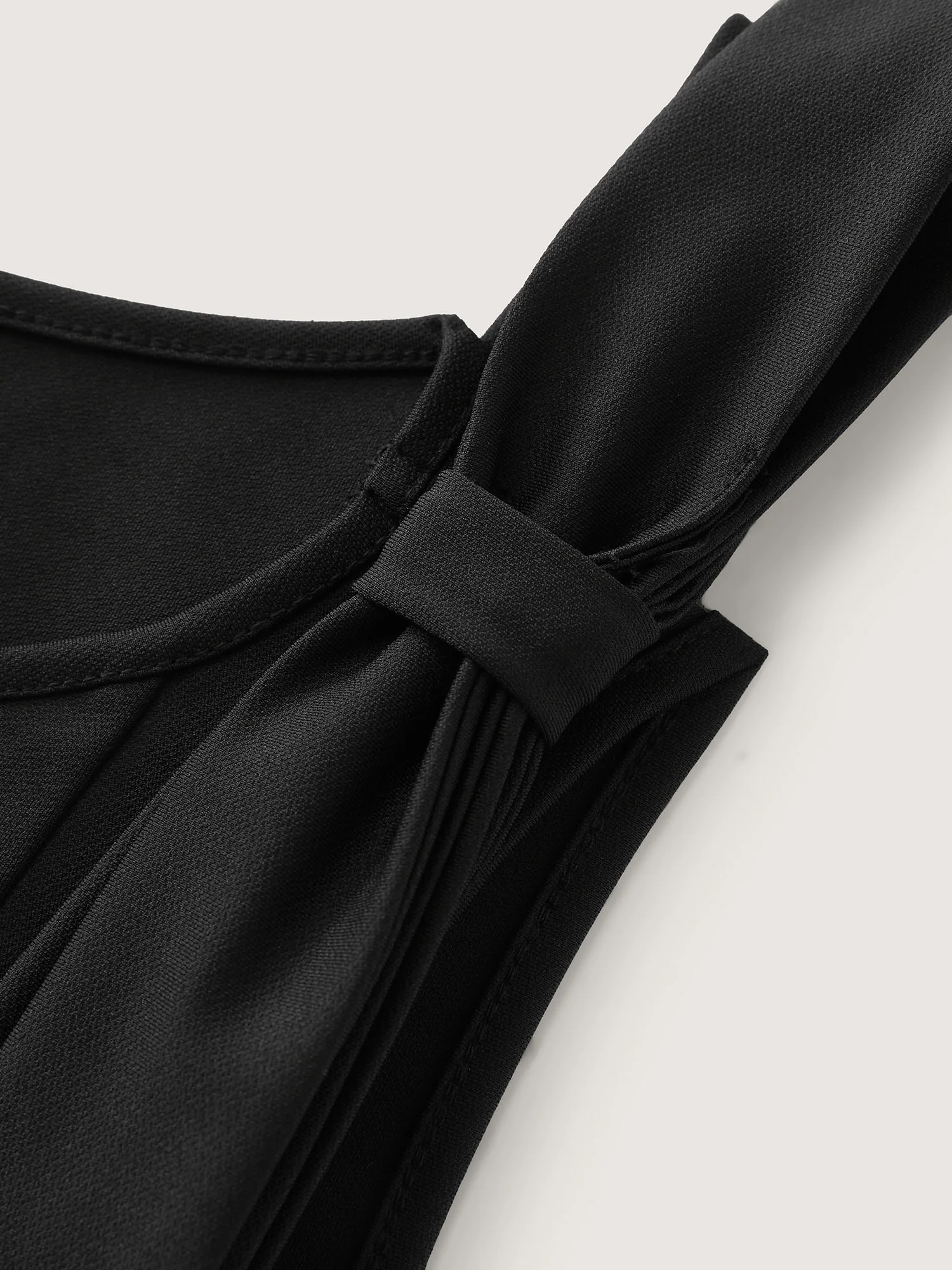 Shoulder Tie Sculpting Bodice Mini Dress - Image 6
