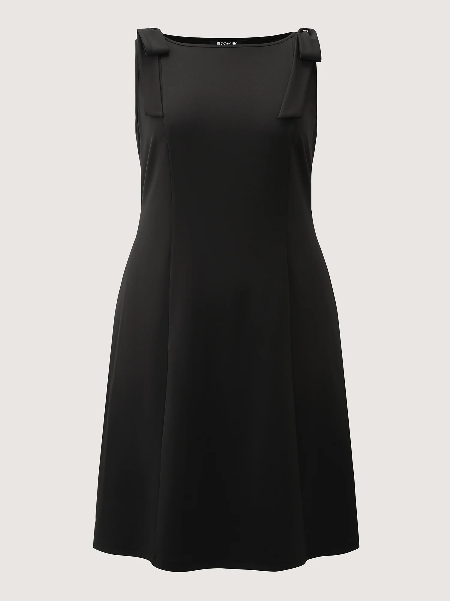Shoulder Tie Sculpting Bodice Mini Dress - Image 8
