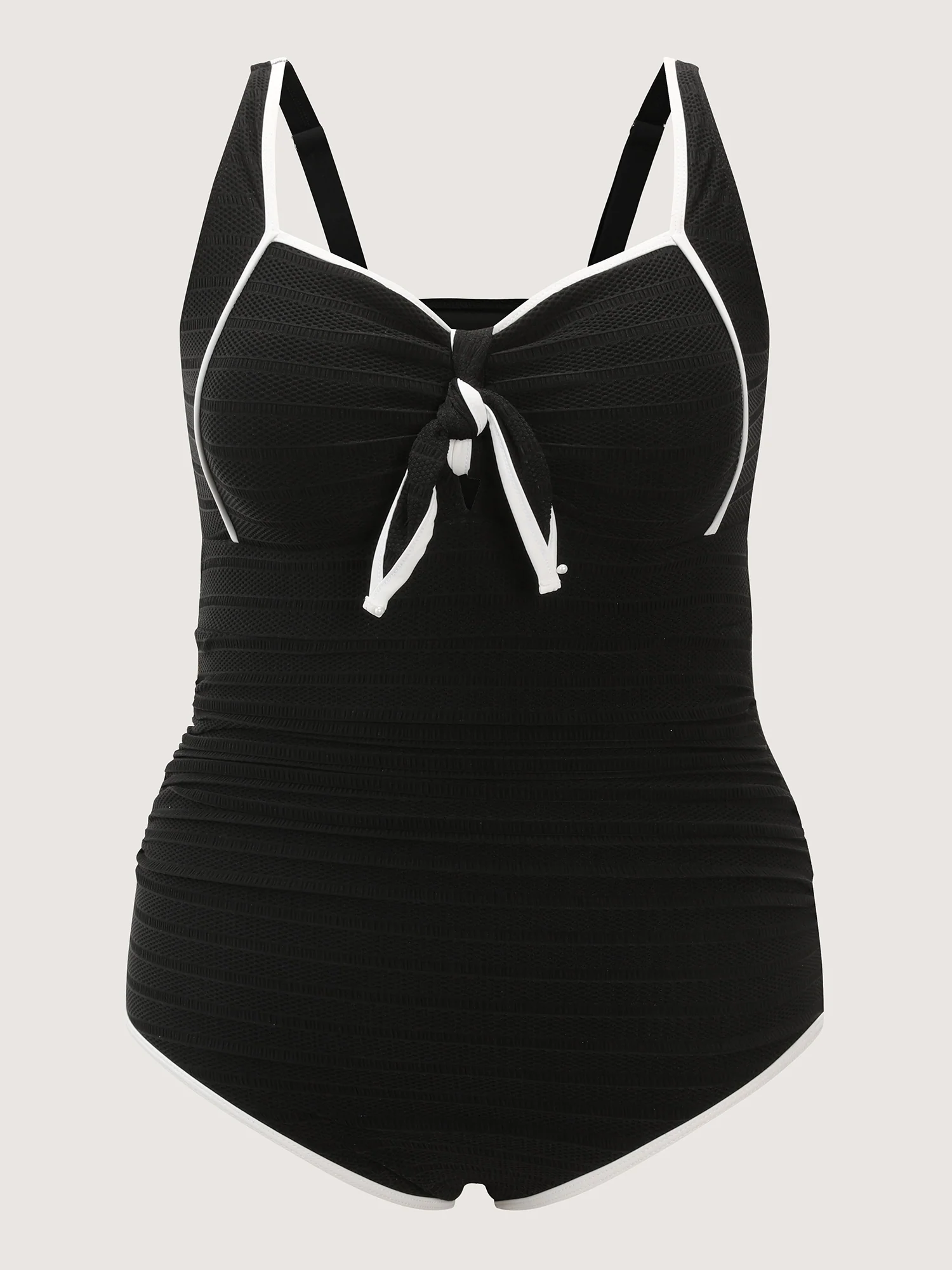 Shrink Pleat Tummy-Control One-Piece Swimsuit - Image 8