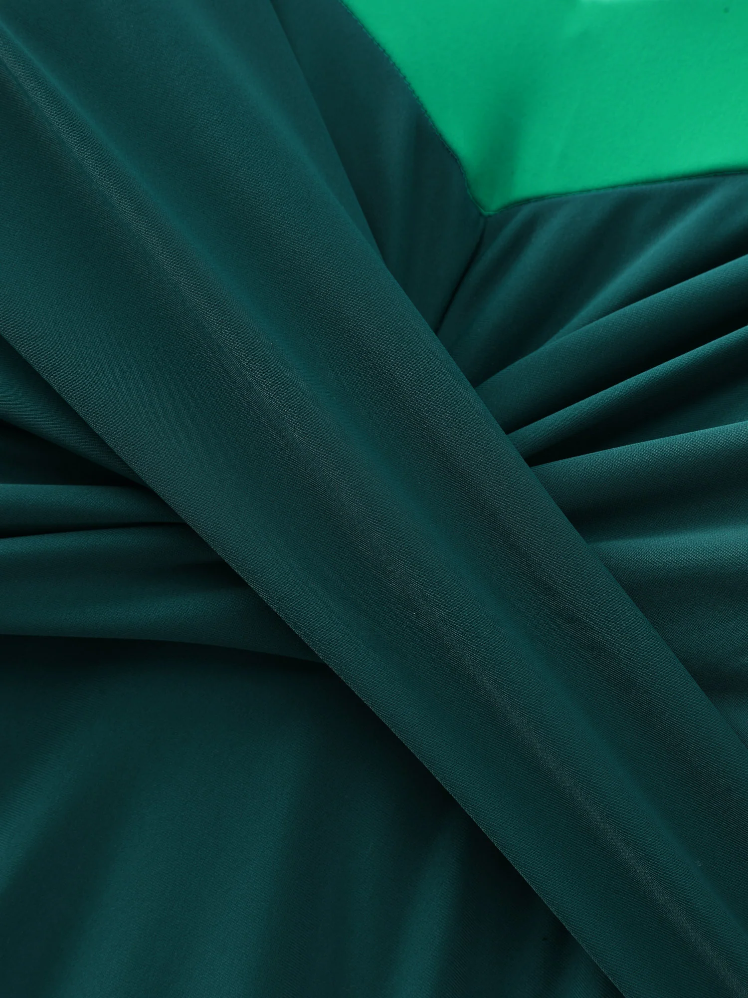 Shrink Pleated Cinched-Flared Swim Dress - Image 6