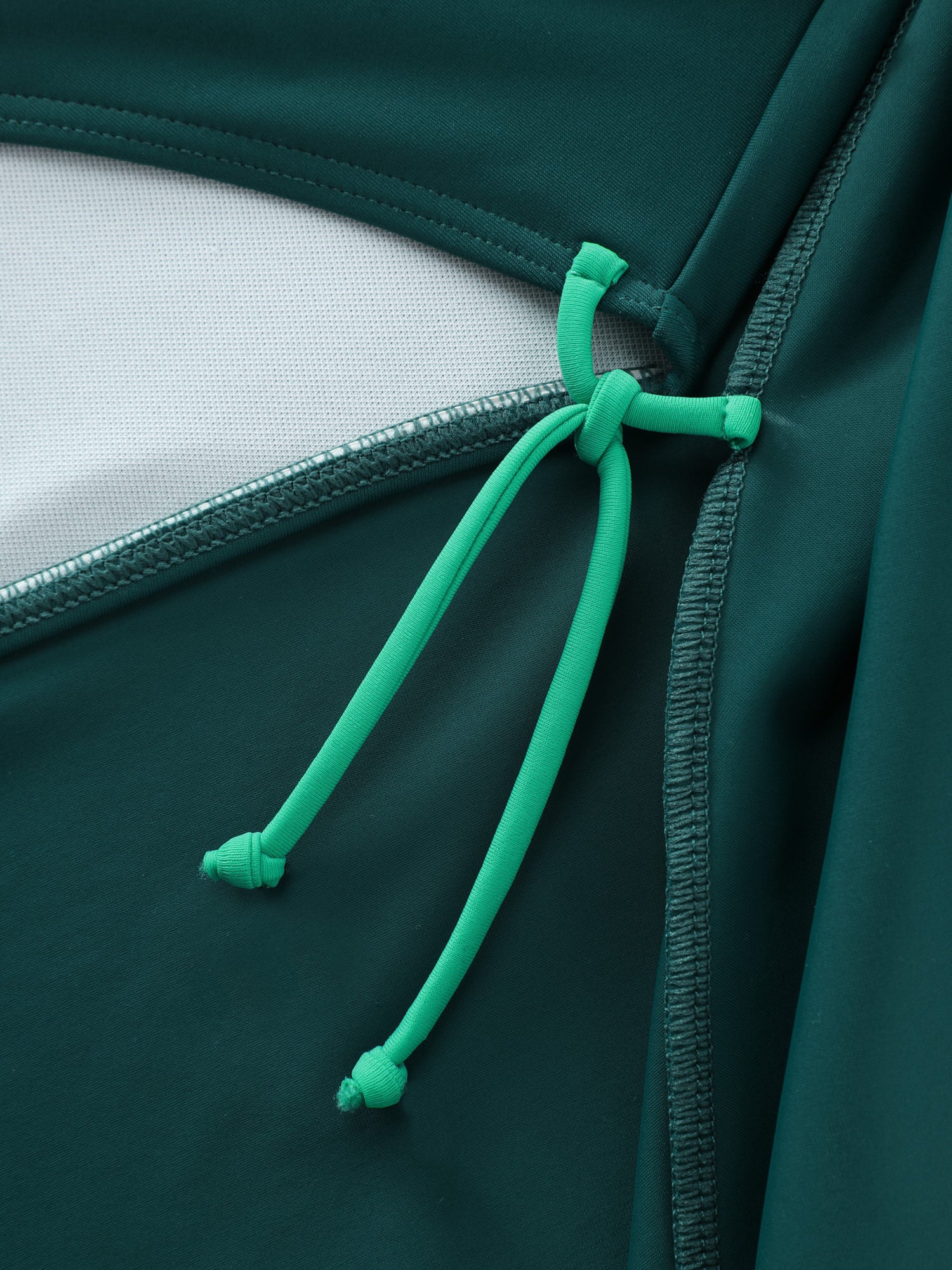 Shrink Pleated Cinched-Flared Swim Dress - Image 7