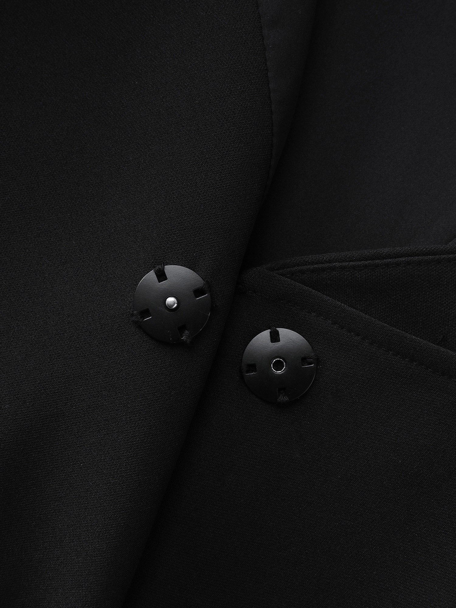 Side Belted Plain Blazer - Image 9