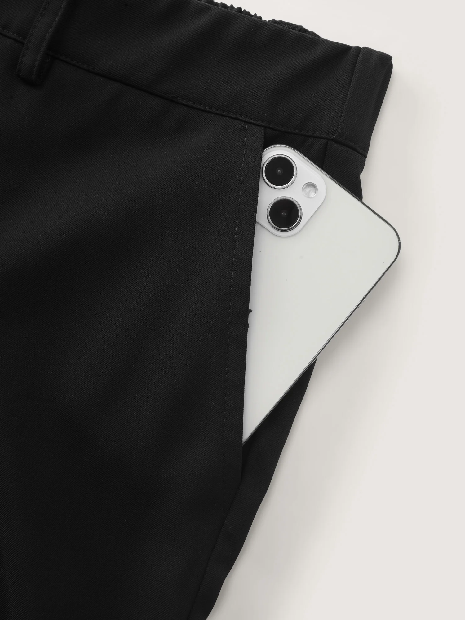 Side Button Detail Straight-Leg Shorts - Image 8