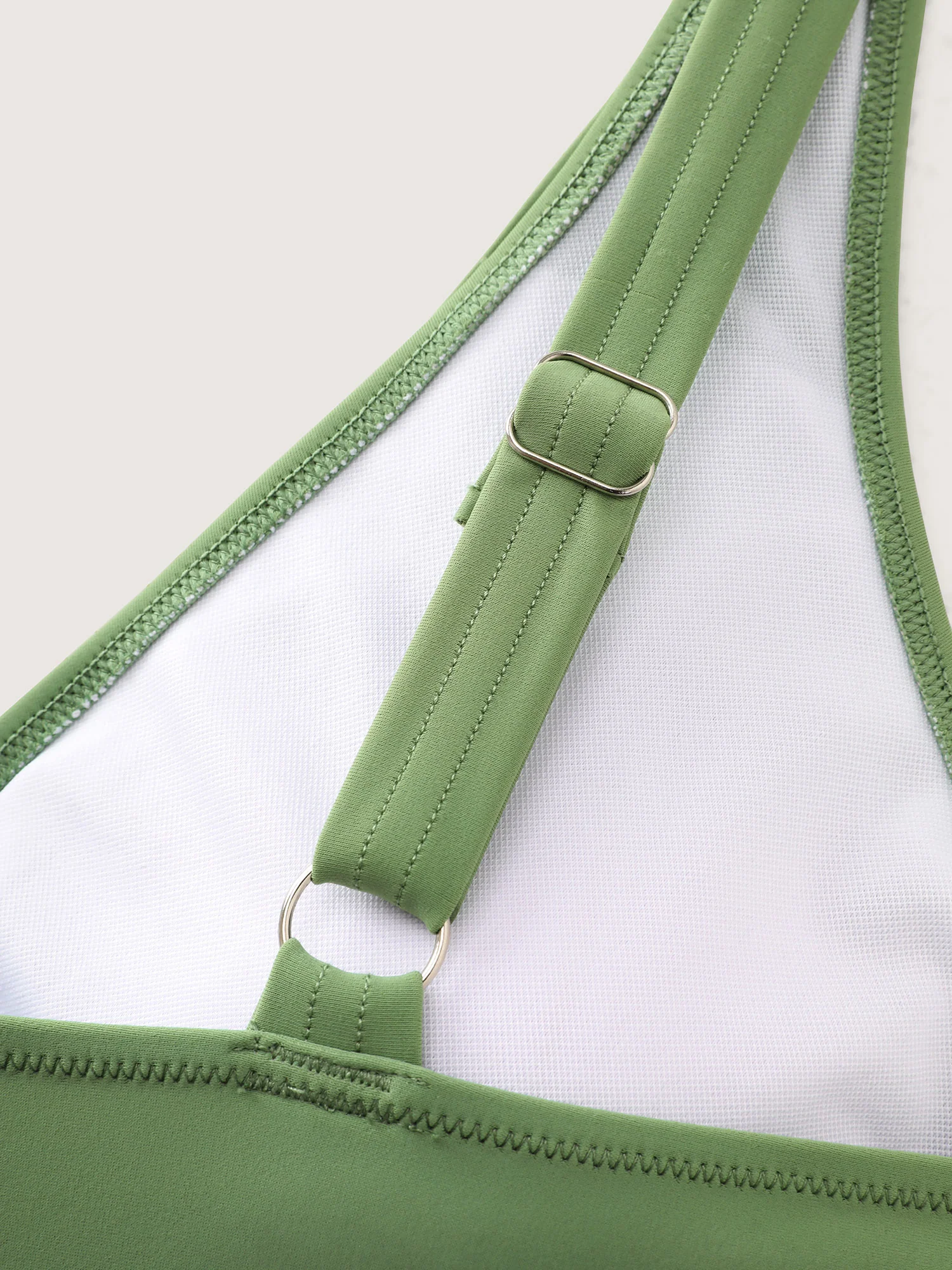 Side Pleated Star Detail One-Piece Swim - Image 5