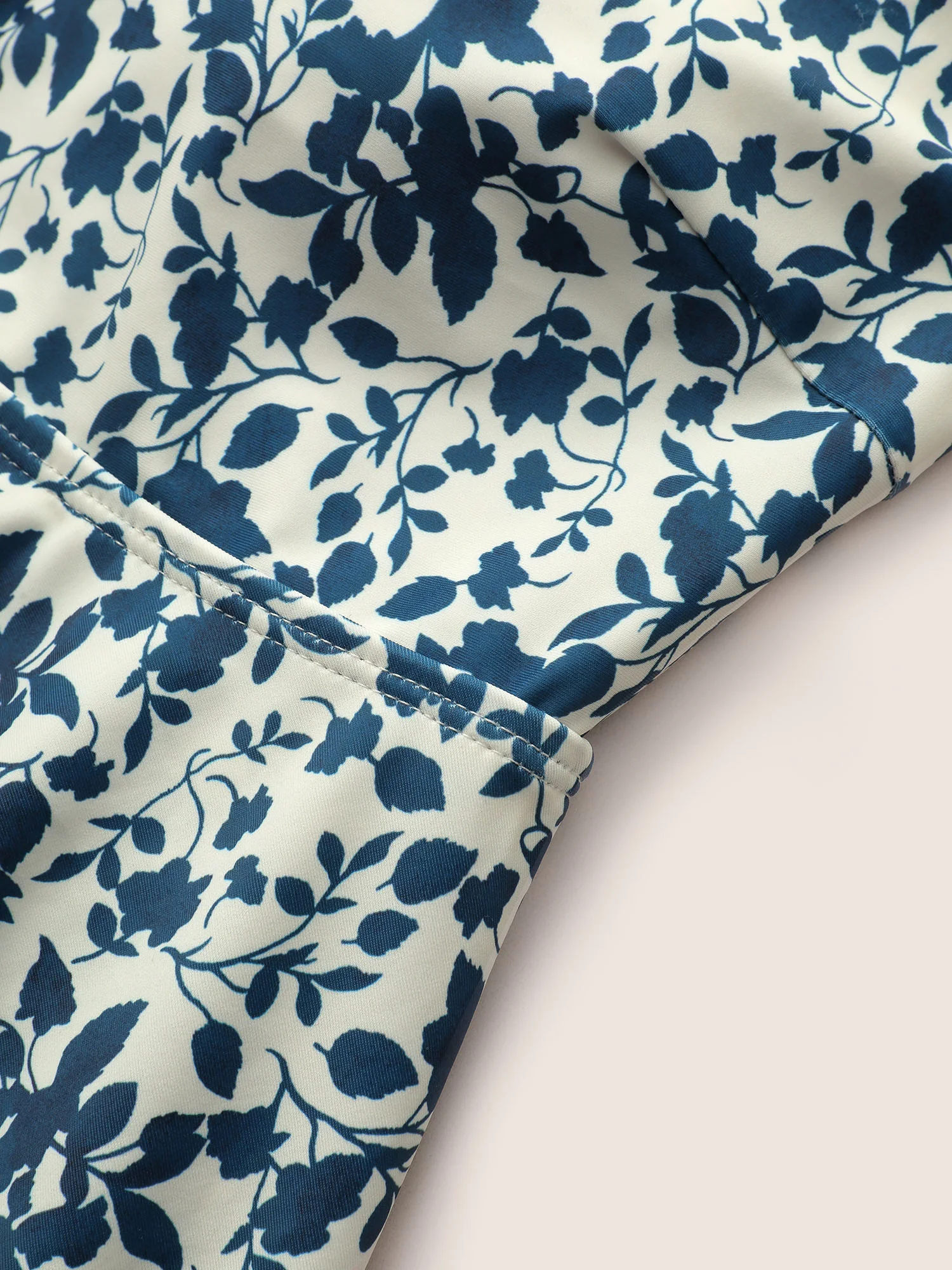Bandana Print Cold Shoulder Swim Dress - Image 5