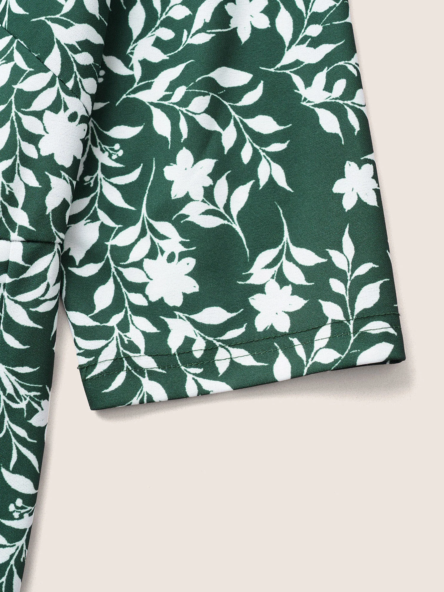 Silhouette Floral Print Pocket Elastic Waist Dress - Image 6