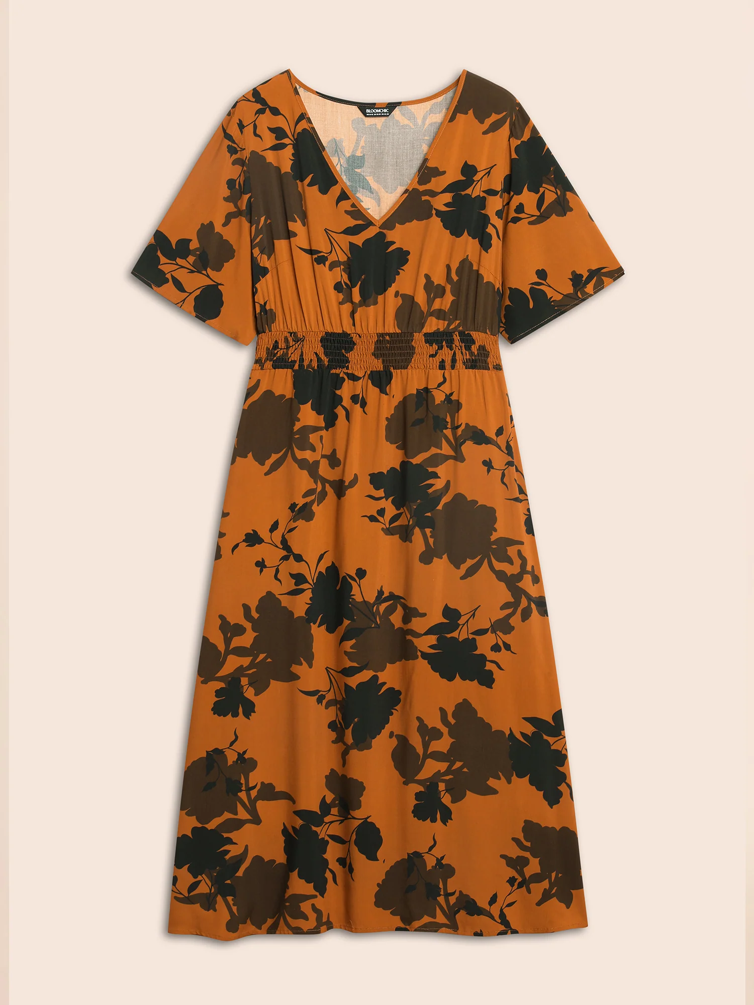 Silhouette Floral Print Ruffle Sleeve Dress - Image 7