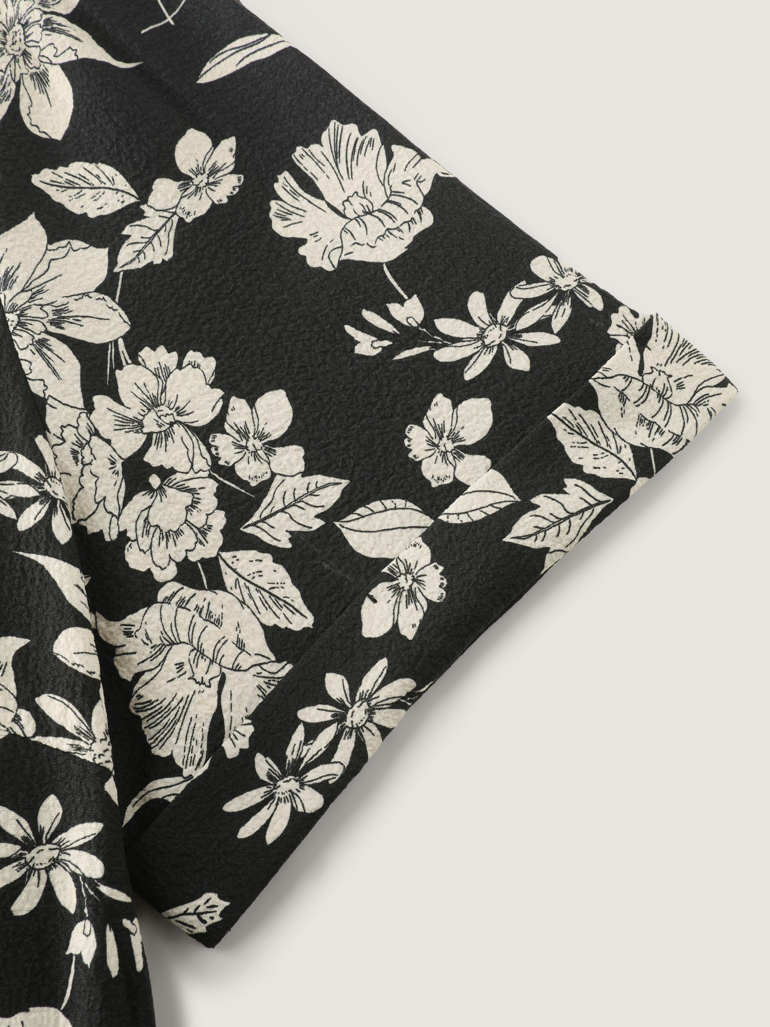 Silhouette Flower Print Collar Maxi Dress - Image 5