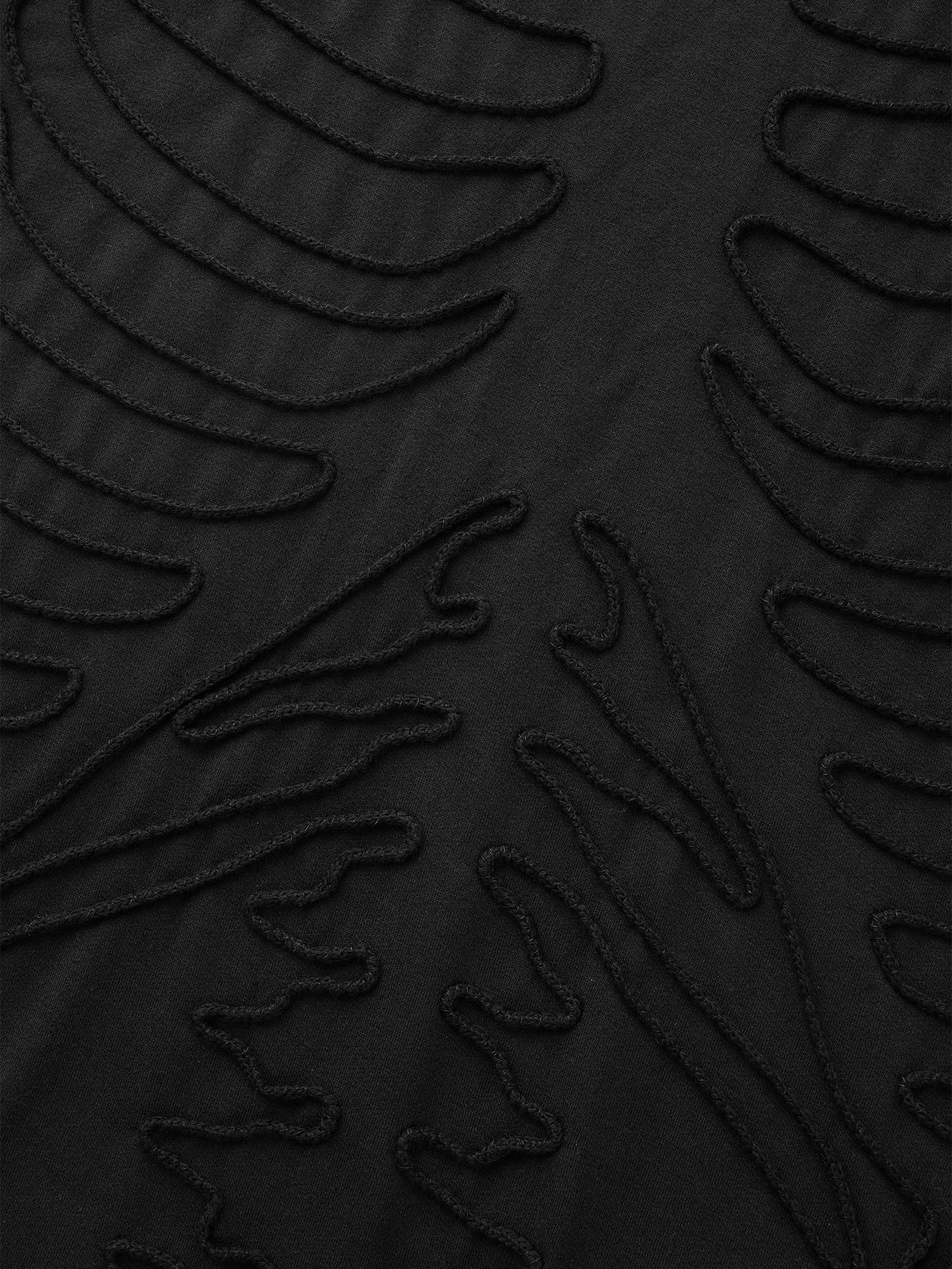 Skeleton Embroidered Crew Neck Sweatshirt - Image 5