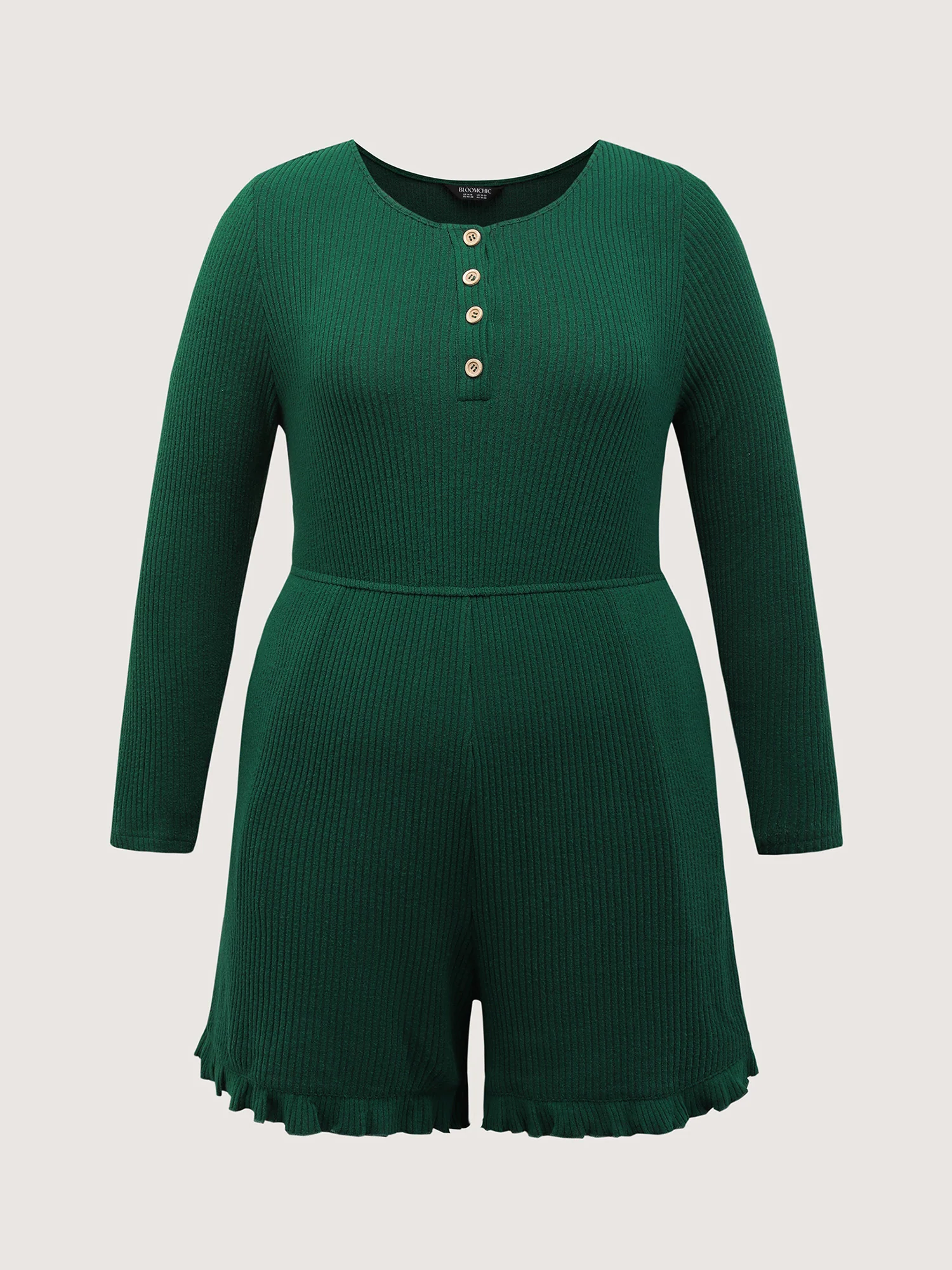 Soft Skin-Friendly Textured Pajama Romper - Image 8