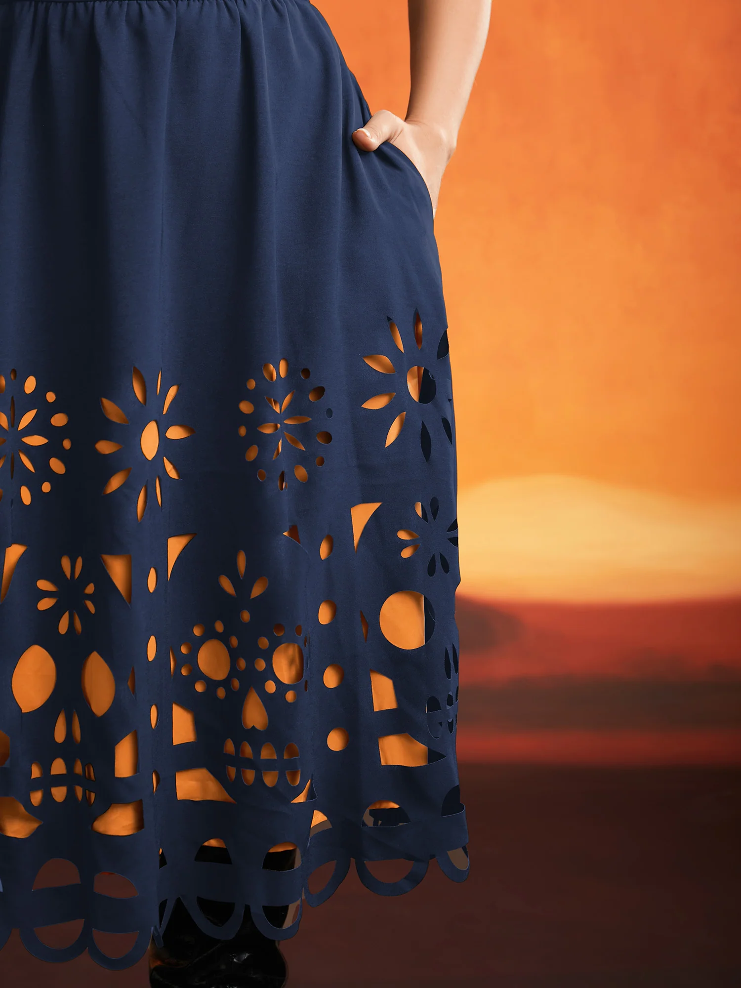 Skull Burnout Cami Midi Dress - Image 10