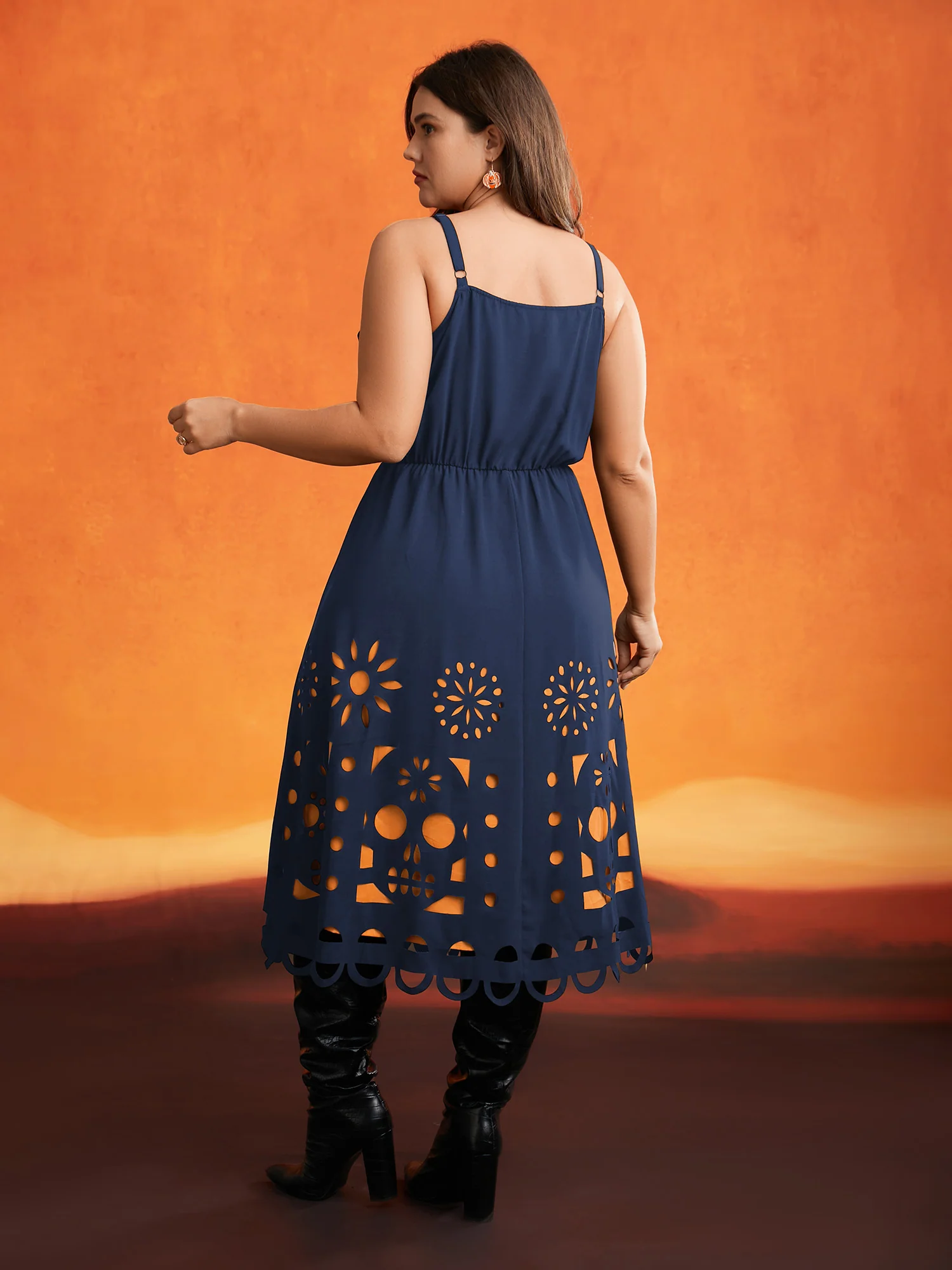 Skull Burnout Cami Midi Dress - Image 11