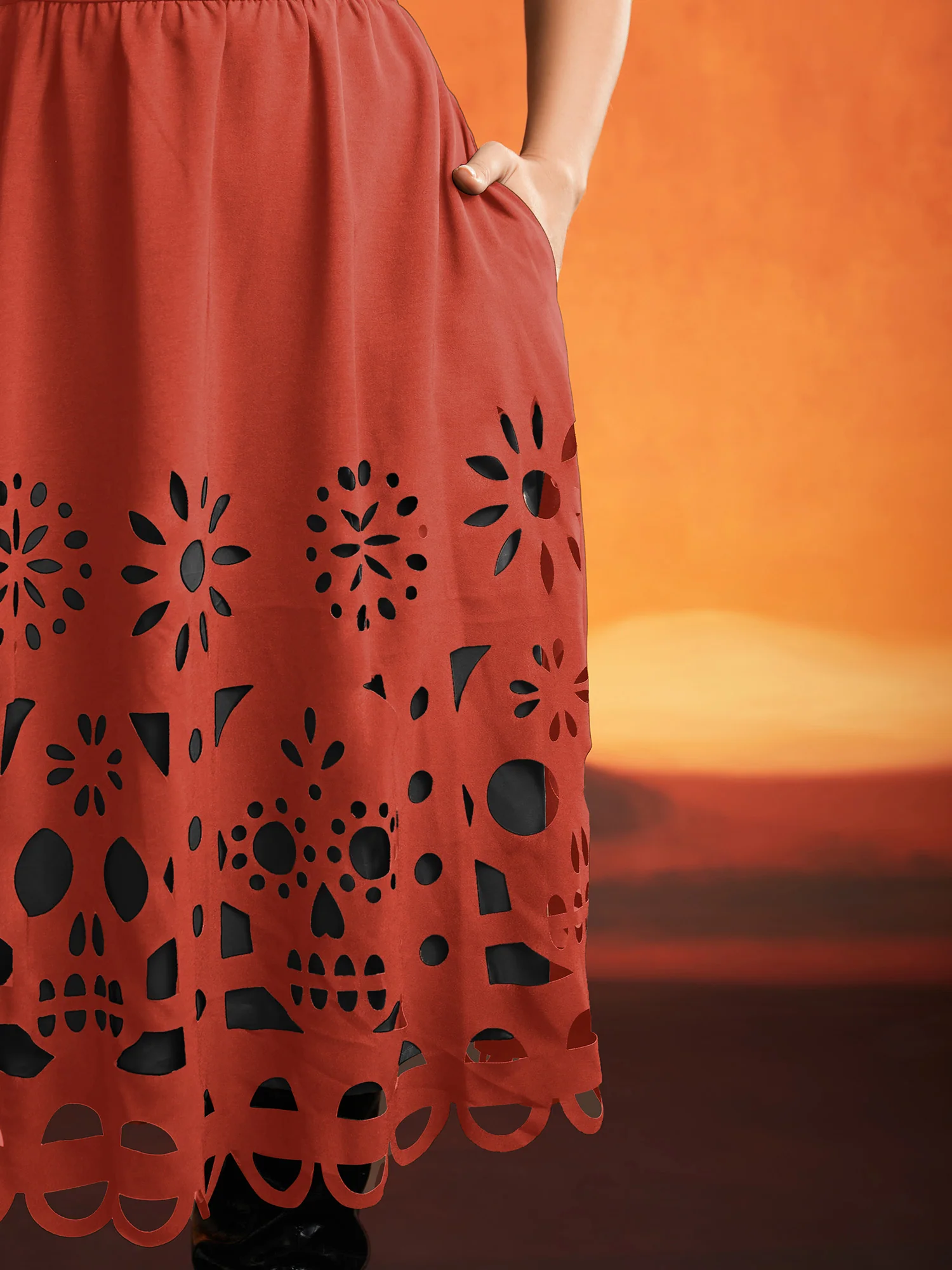 Skull Burnout Cami Midi Dress - Image 18