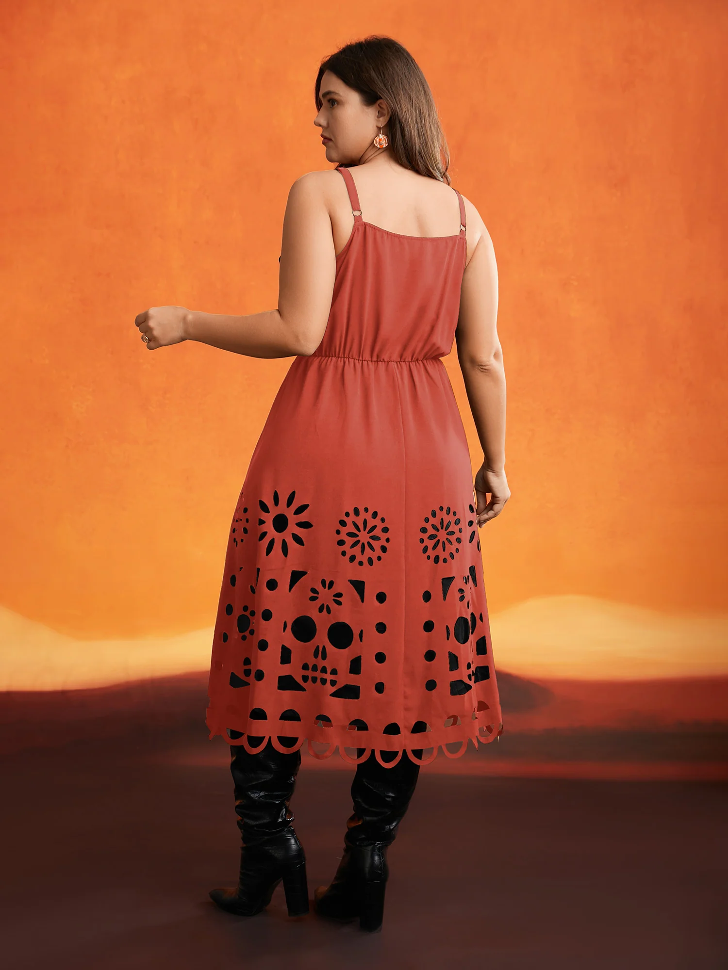 Skull Burnout Cami Midi Dress - Image 19