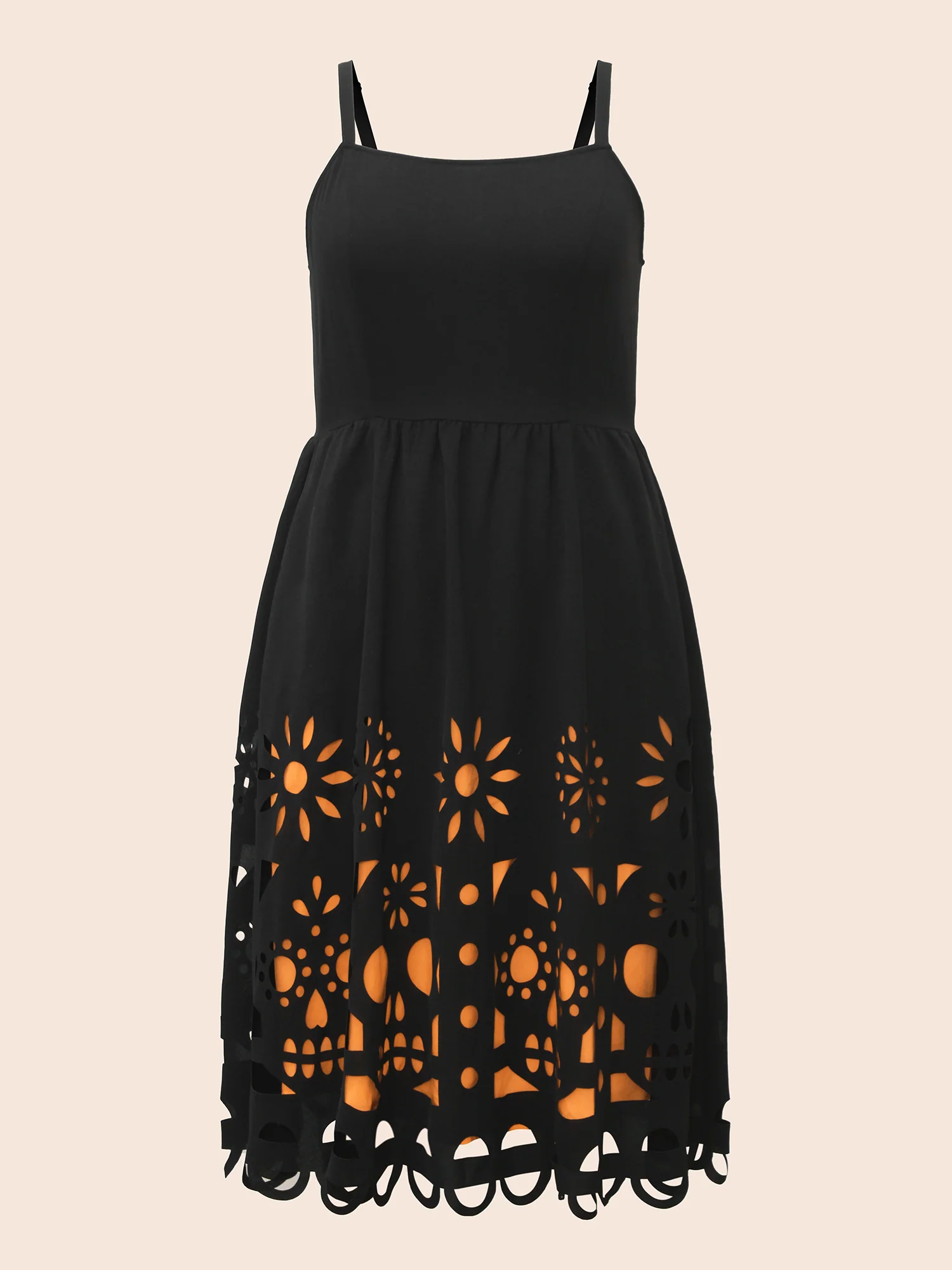 Skull Burnout Cami Midi Dress - Image 7