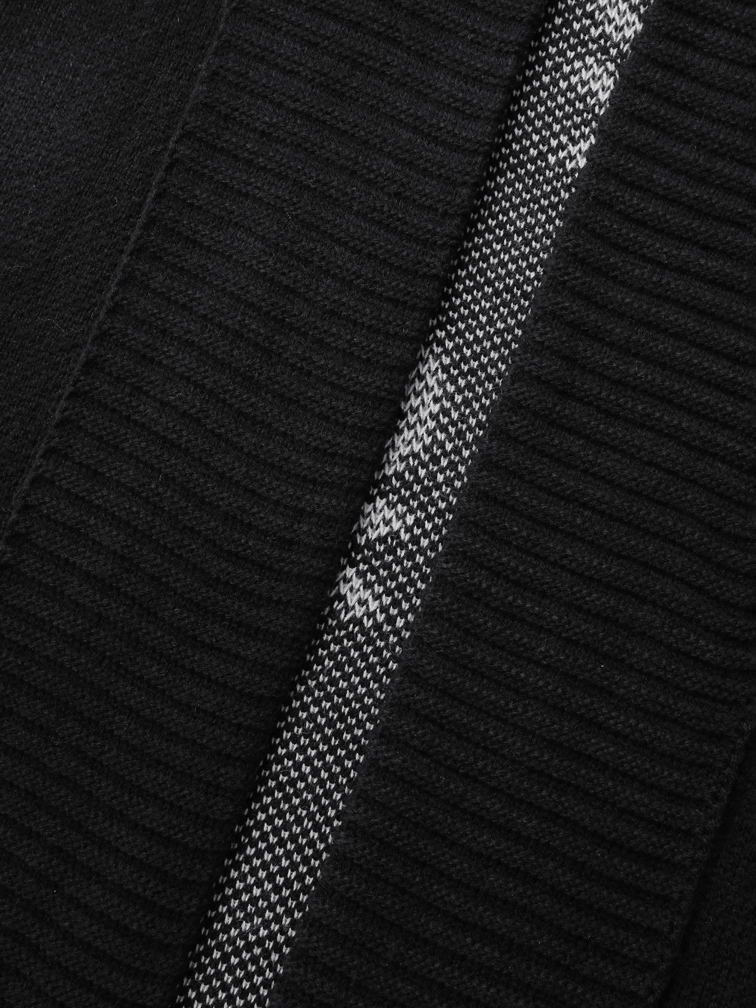 Skull Print Shawl Collar Knit Cardigan - Image 6