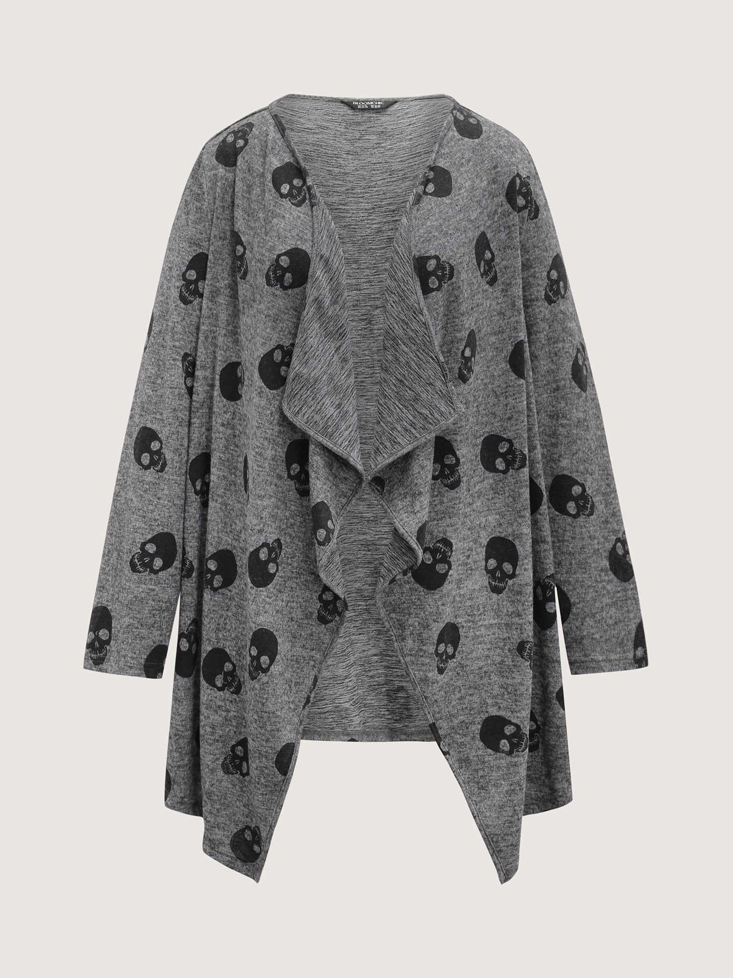 Skulls Everywhere Asymmetrical Edge Jacket - Image 7