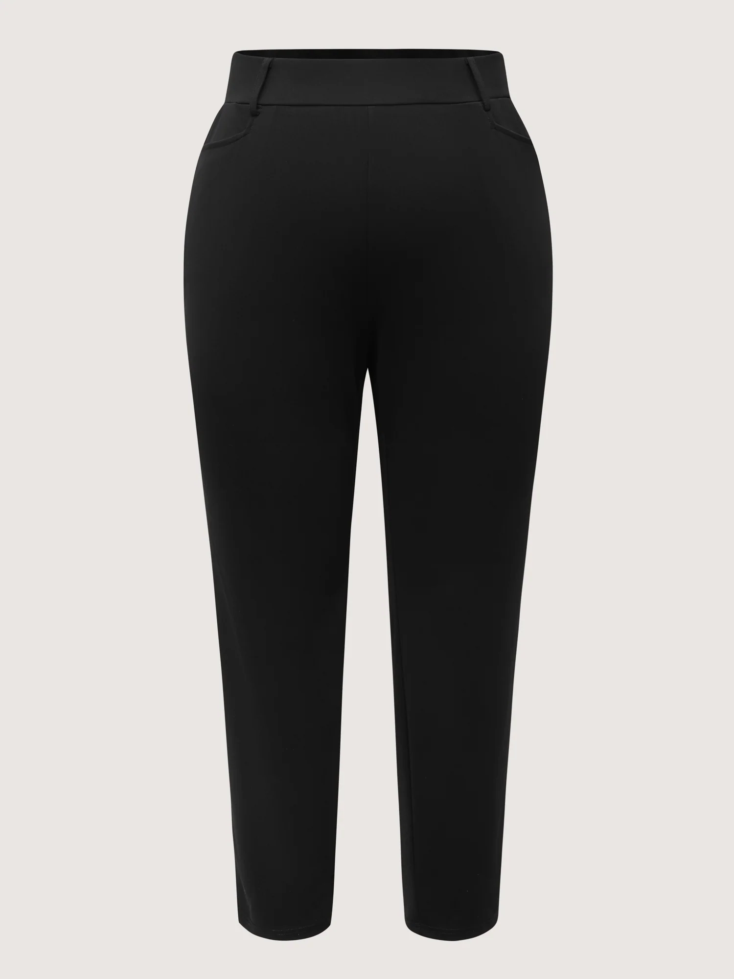 Slit Metal Detail Skinny-Fit Pants - Image 9