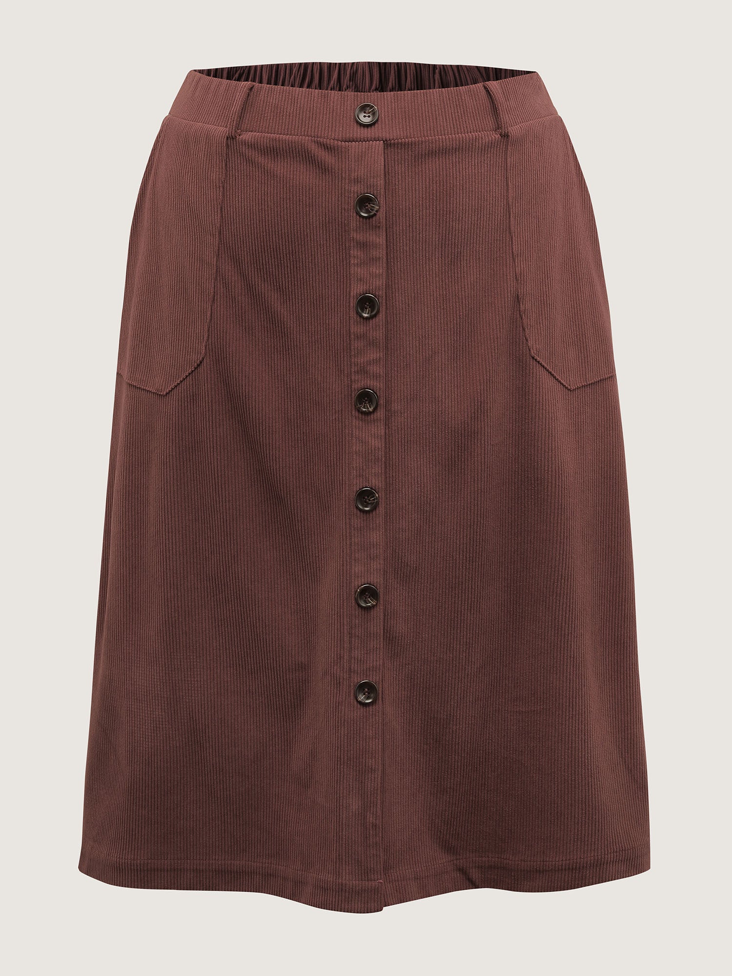 Snowflake Effect Button Detail Maxi Skirt - Image 7