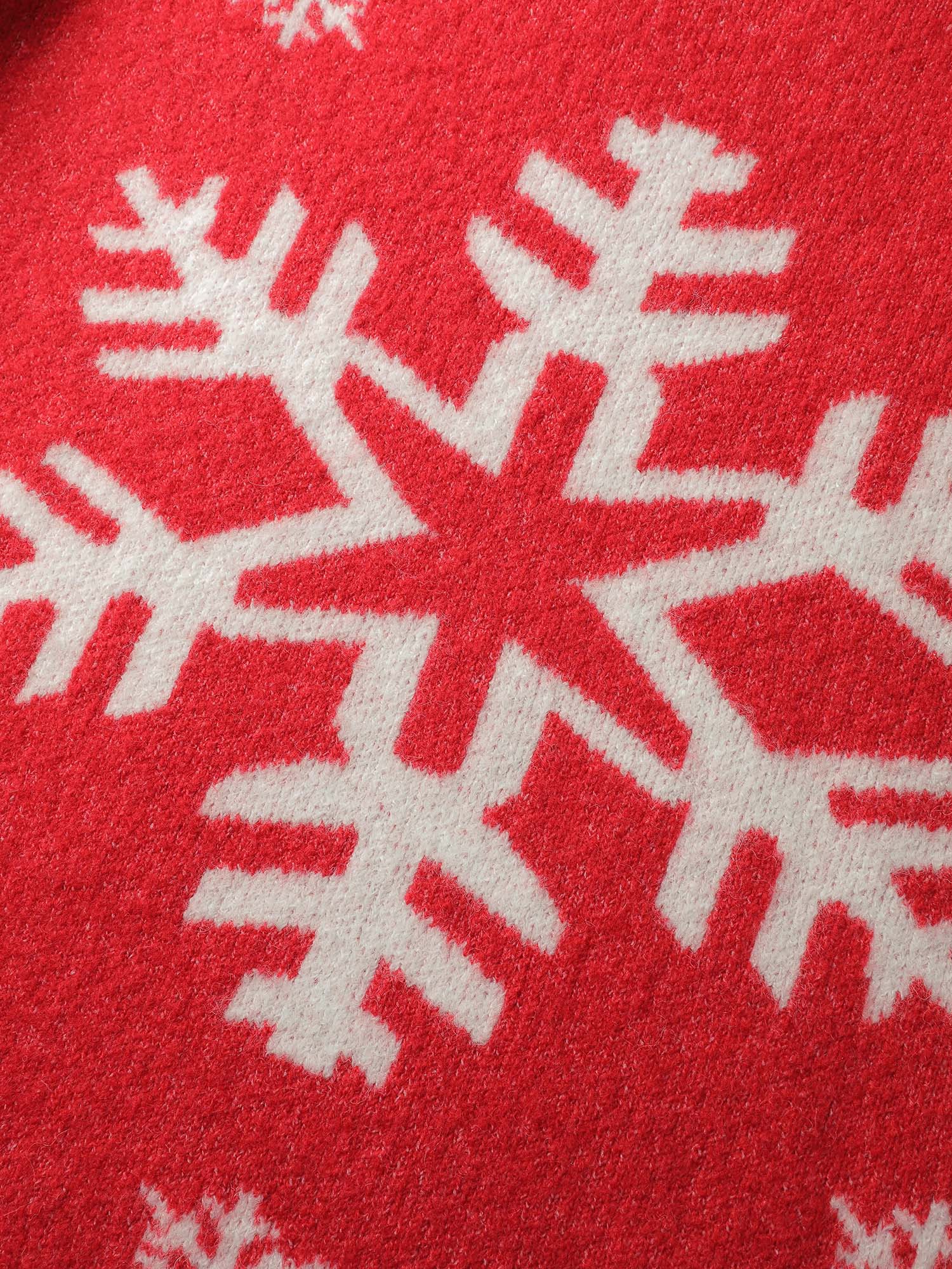 Snowflake Holiday Print Pullover - Image 5