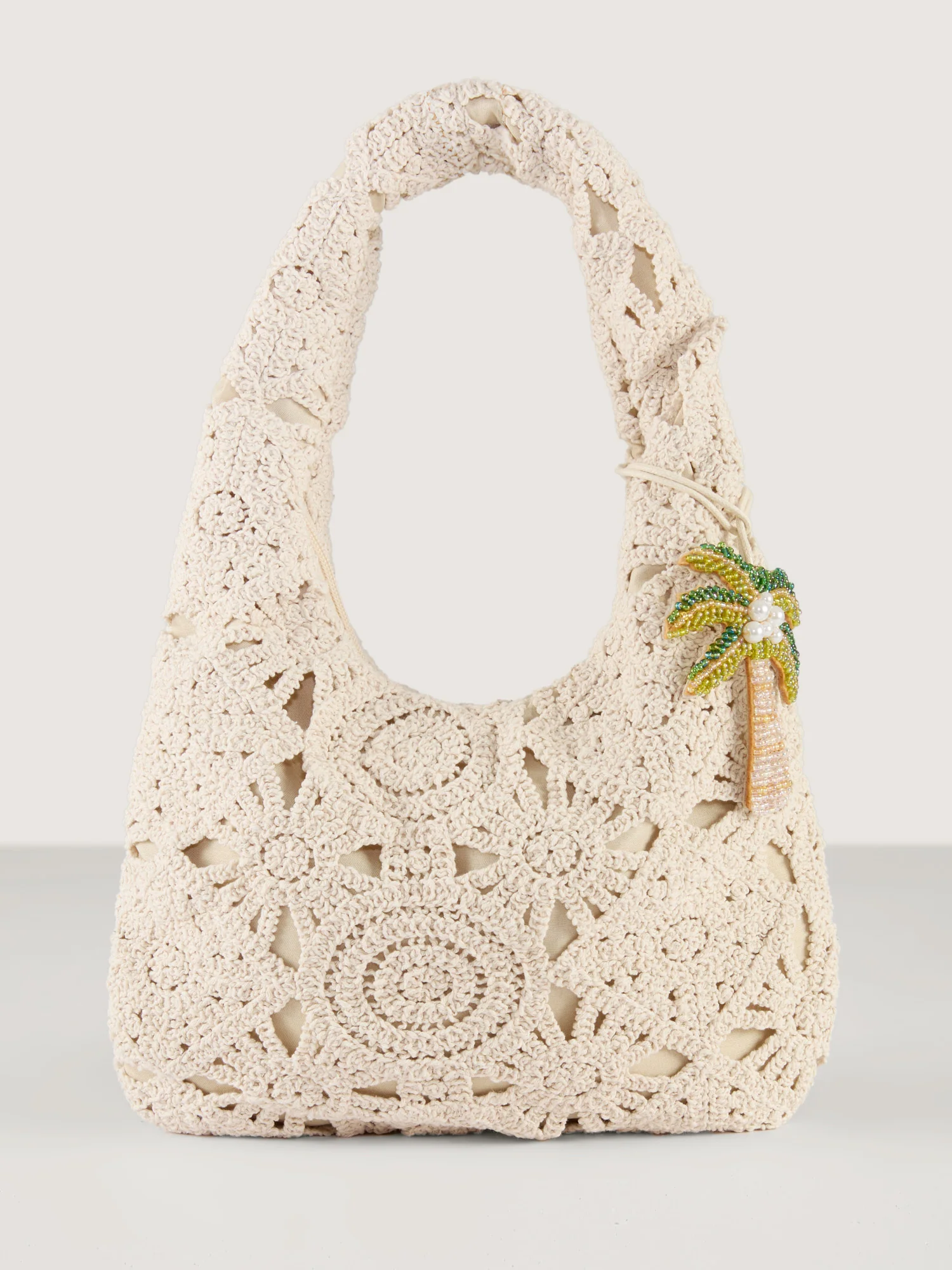 Soft Hooked Stitch Lace Handbag