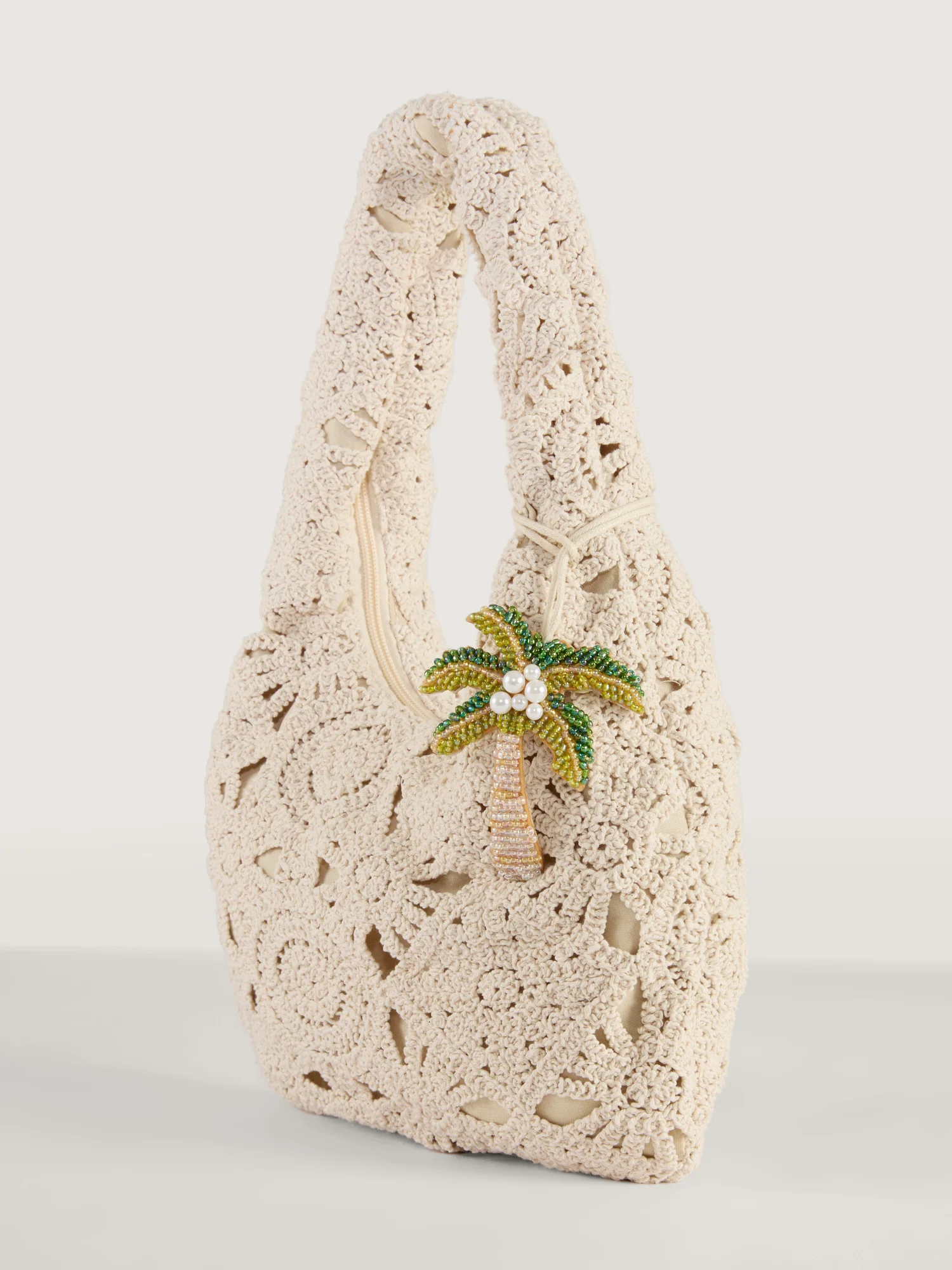 Soft Hooked Stitch Lace Handbag - Image 4