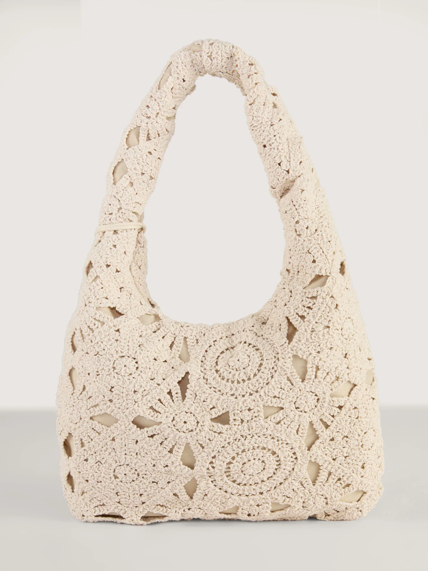 Soft Hooked Stitch Lace Handbag - Image 5