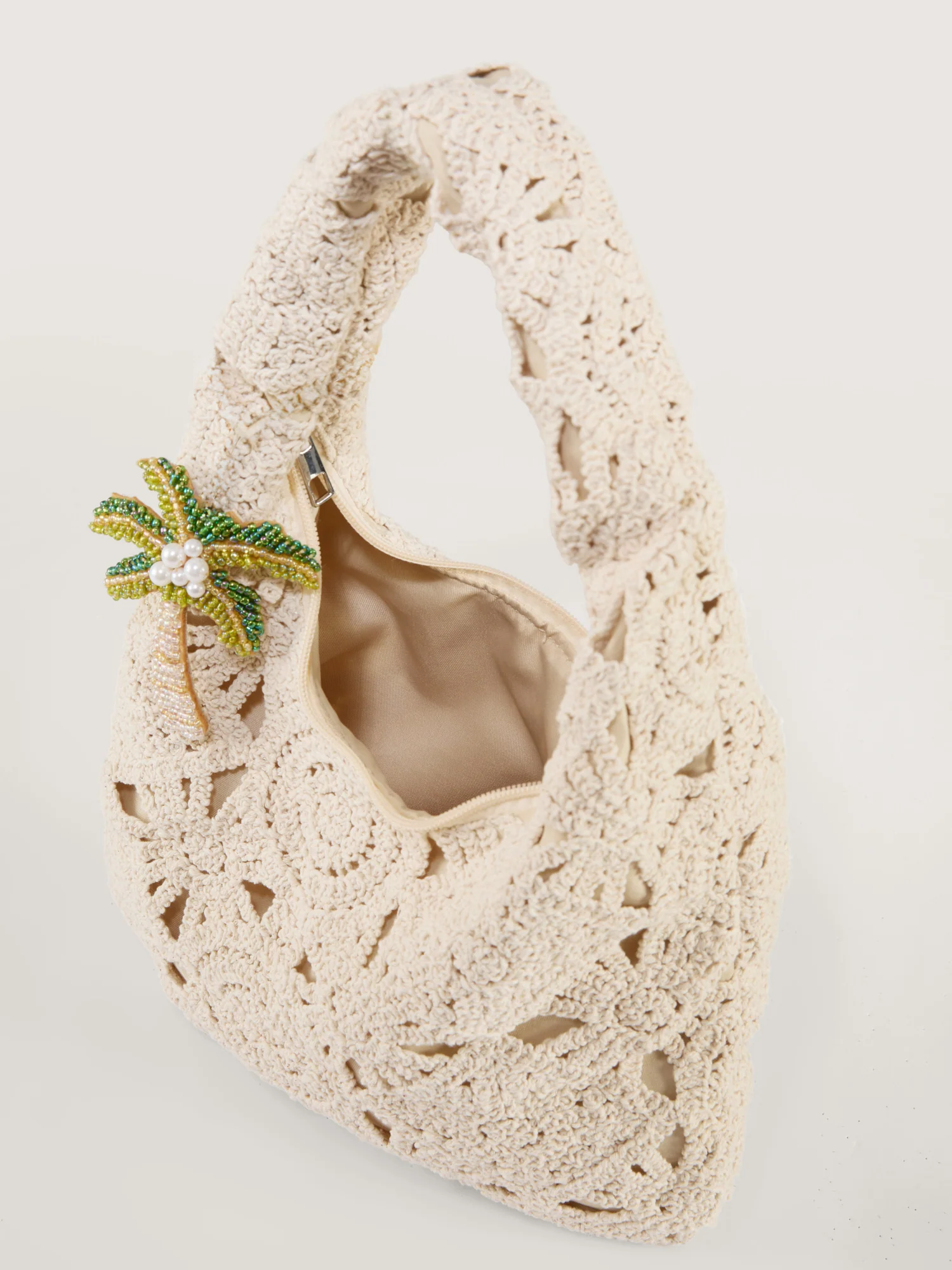Soft Hooked Stitch Lace Handbag - Image 6