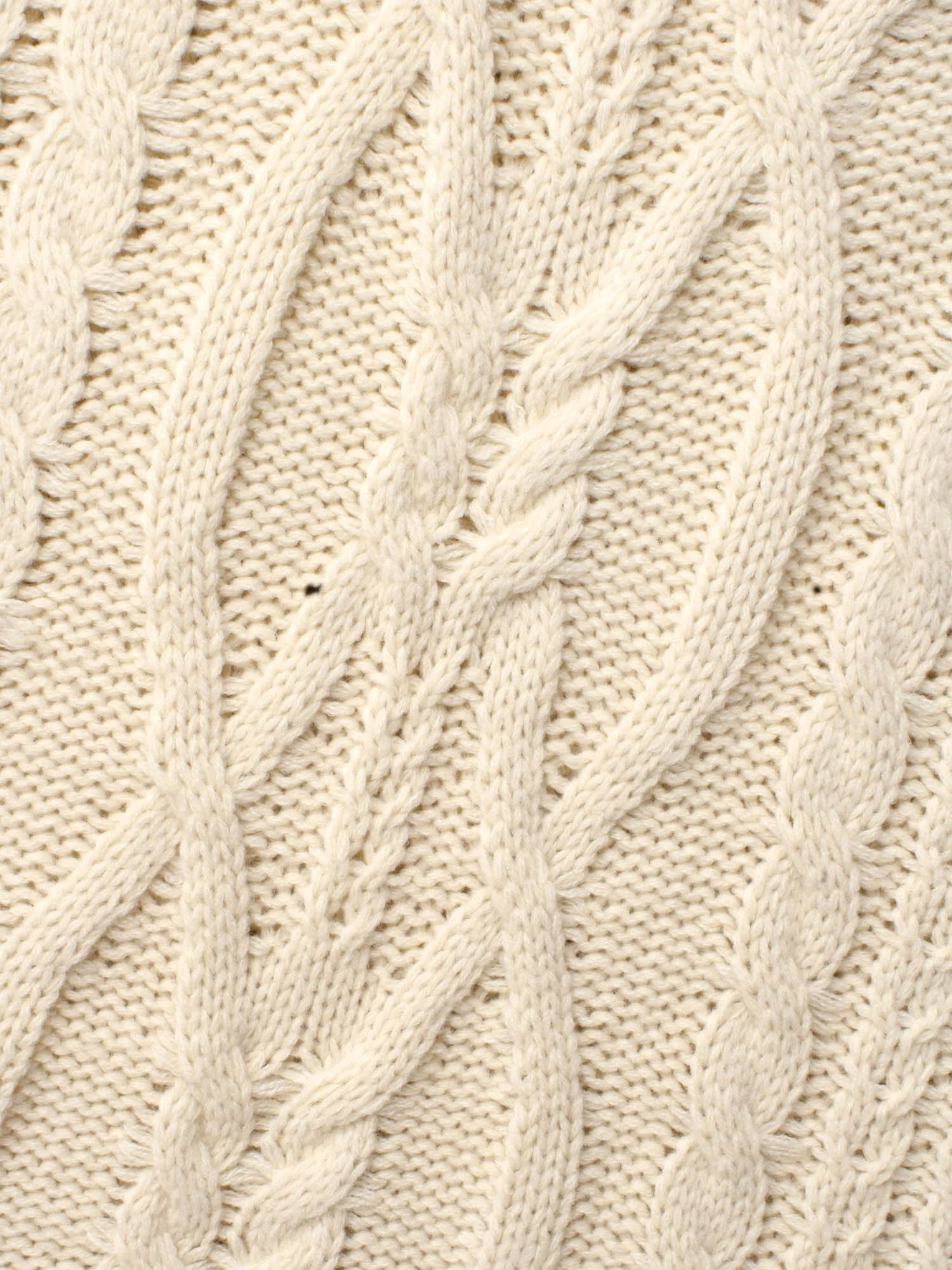 Solid Cable Knit Raglan Sleeve Pullover - Image 5