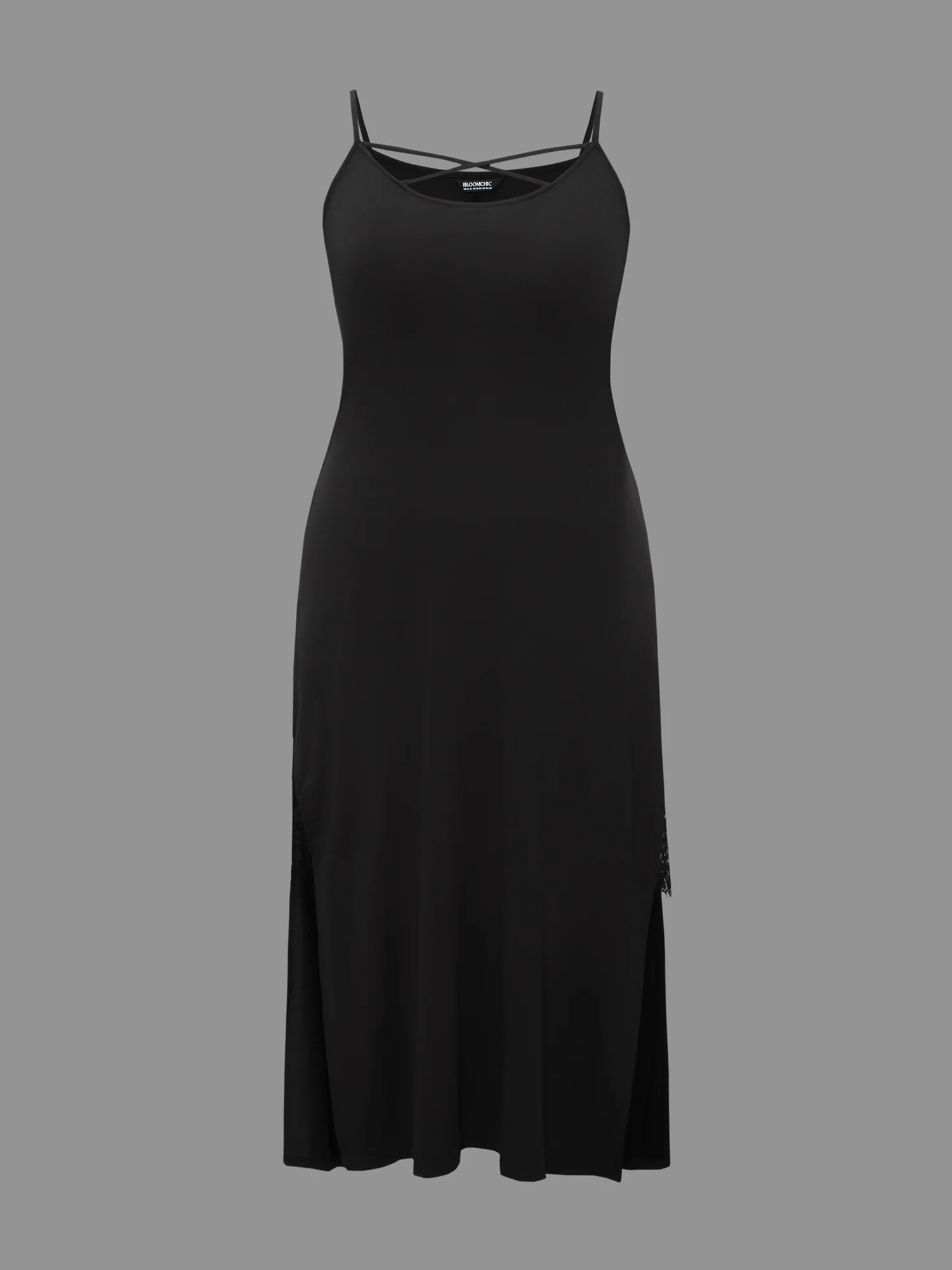 Flirty Crisscross Slit Hem Nightgown - Image 7