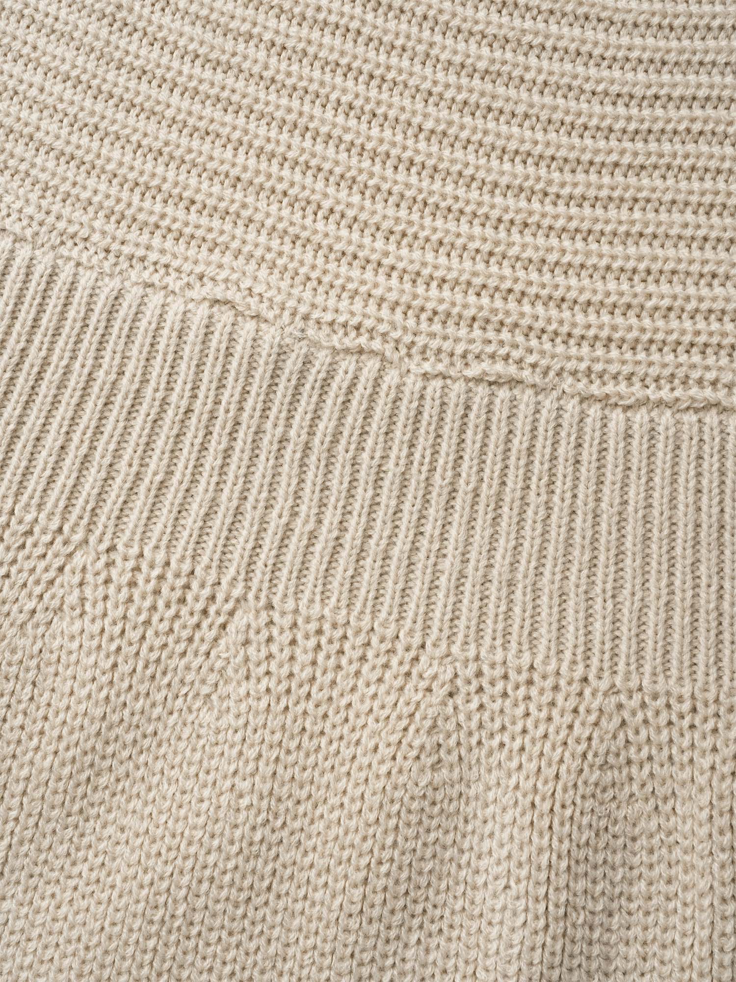 Solid Dolman Sleeve Cable Knit Dress - Image 6